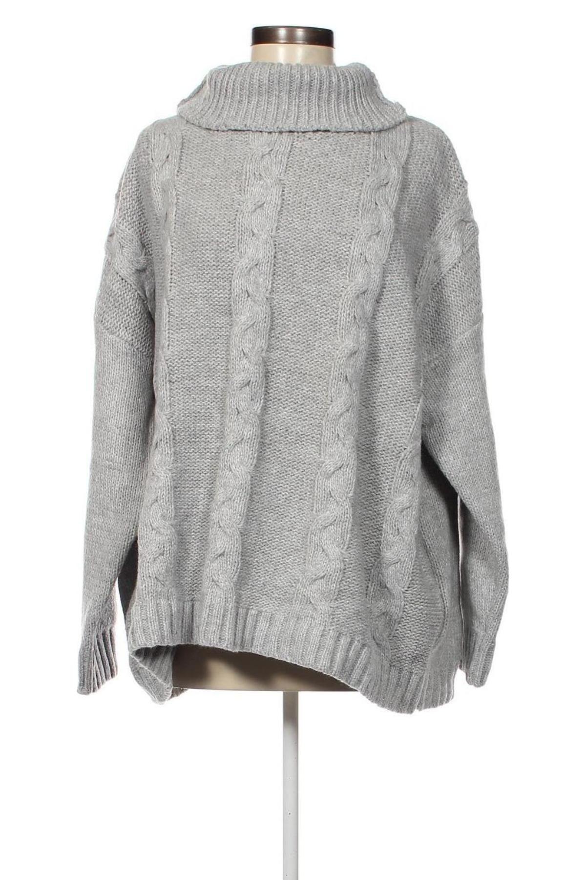 Damski sweter MissLook, Rozmiar XXL, Kolor Szary, Cena 64,99 zł