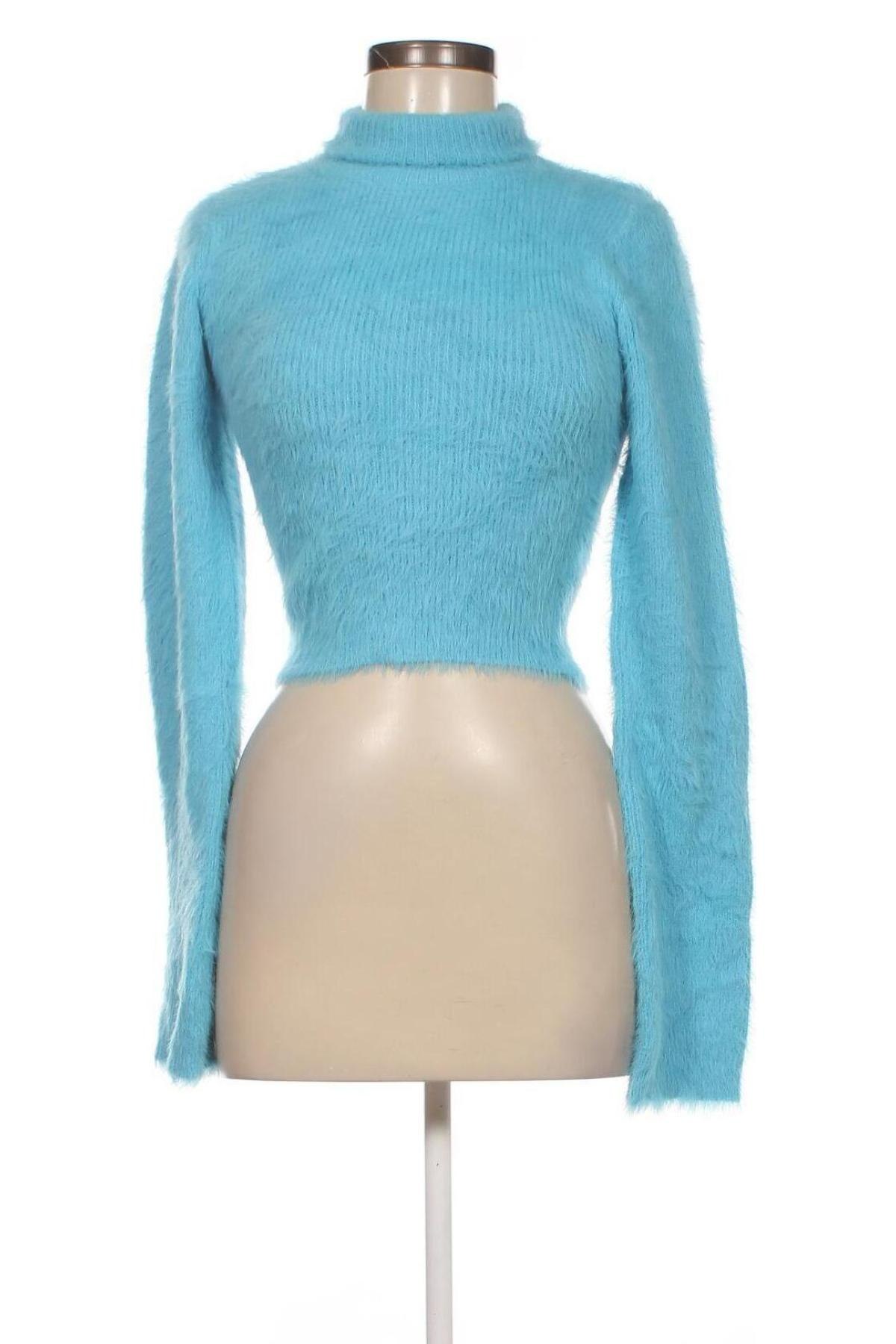 Дамски пуловер Monki, Размер XS, Цвят Син, Цена 14,21 лв.