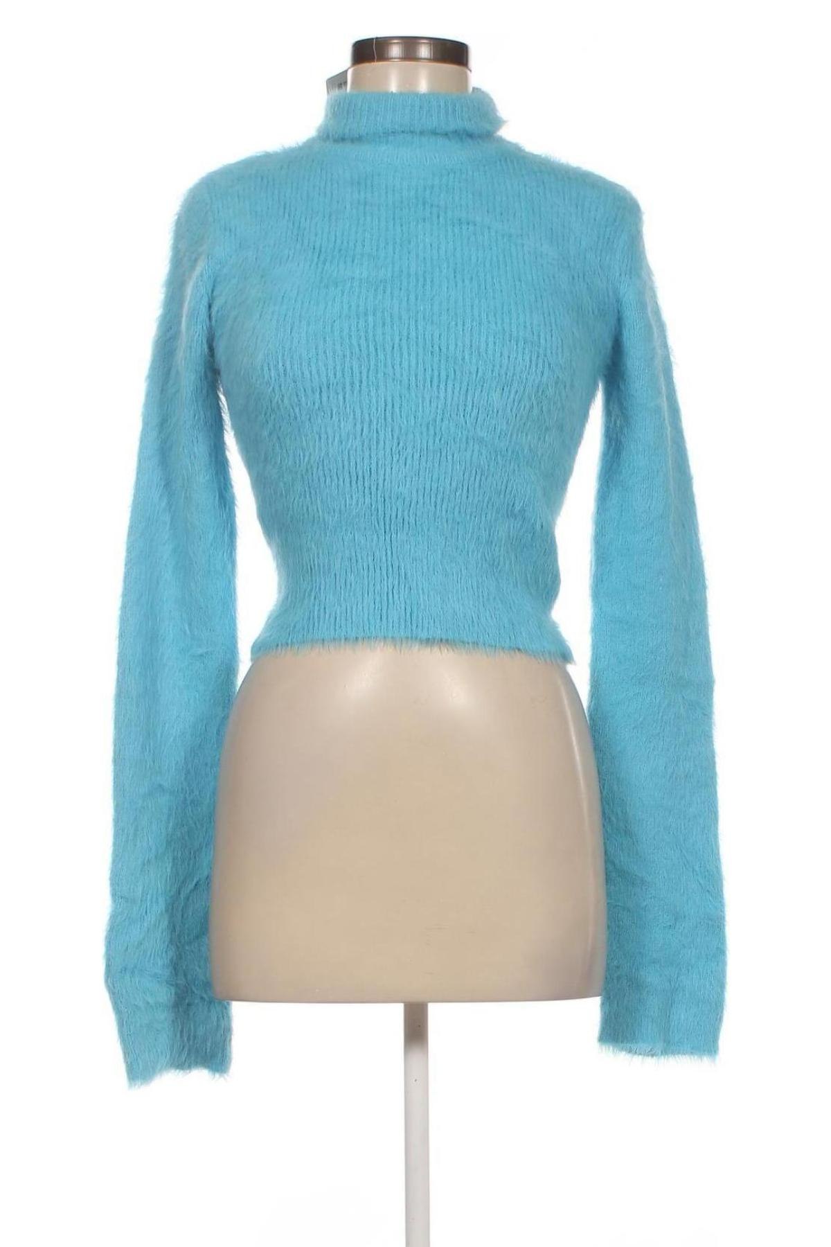Дамски пуловер Monki, Размер S, Цвят Син, Цена 14,70 лв.