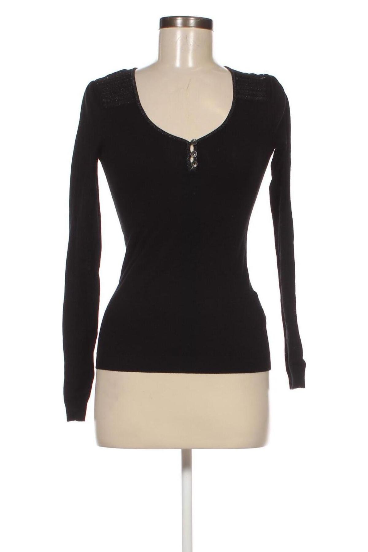 Γυναικείο πουλόβερ Naf Naf, Μέγεθος XS, Χρώμα Μαύρο, Τιμή 13,46 €