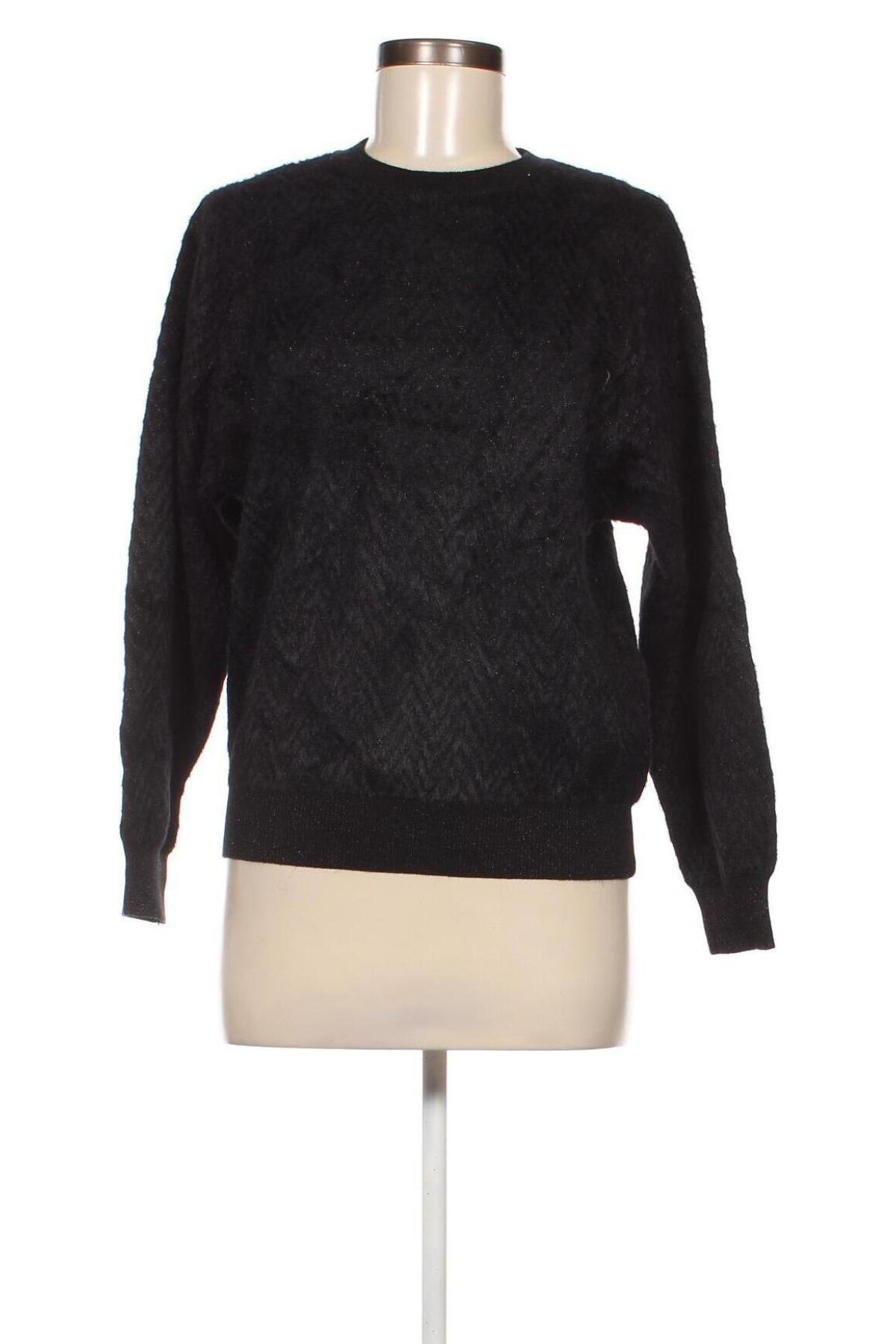 Дамски пуловер Paola Prata, Размер M, Цвят Черен, Цена 30,60 лв.