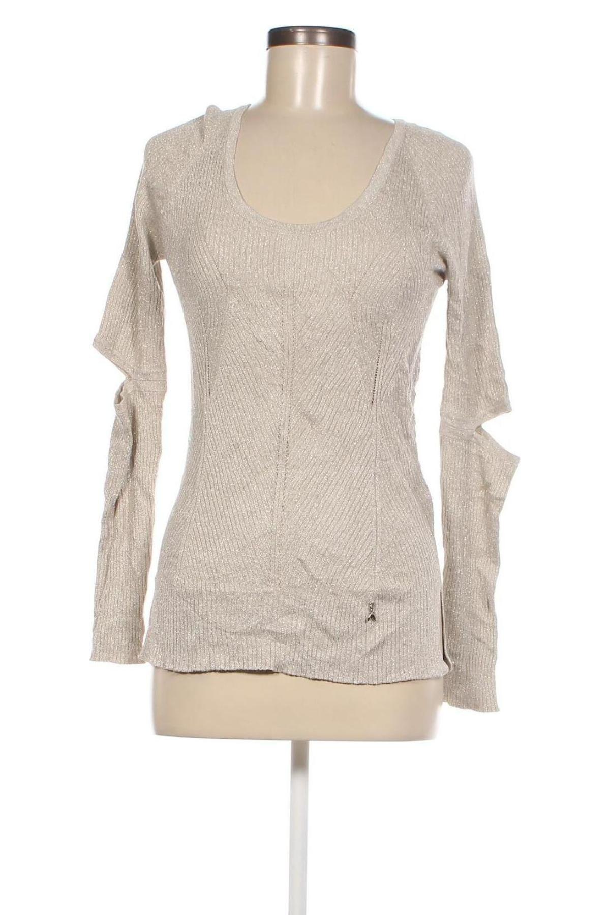 Дамски пуловер Patrizia Pepe, Размер L, Цвят Сив, Цена 117,00 лв.
