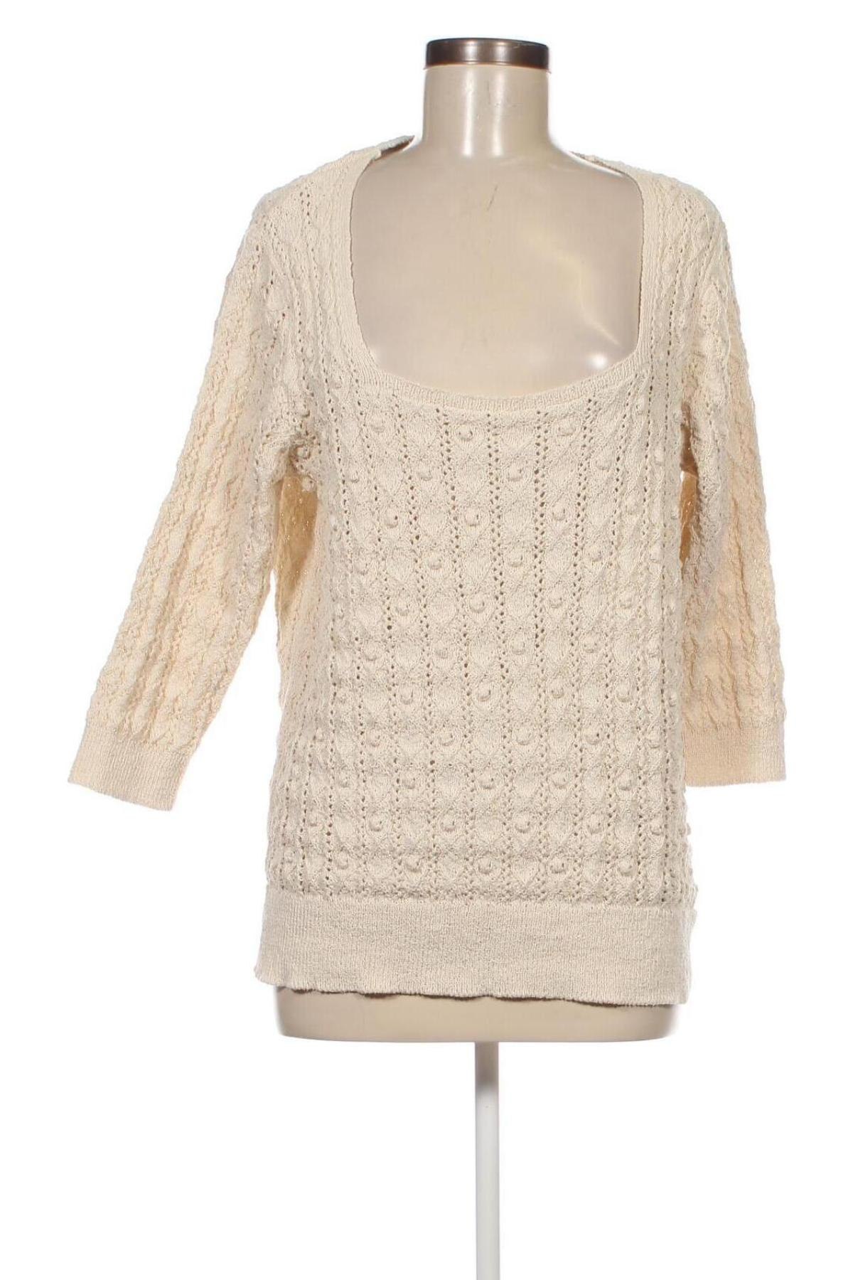 Γυναικείο πουλόβερ Promod, Μέγεθος L, Χρώμα  Μπέζ, Τιμή 8,07 €
