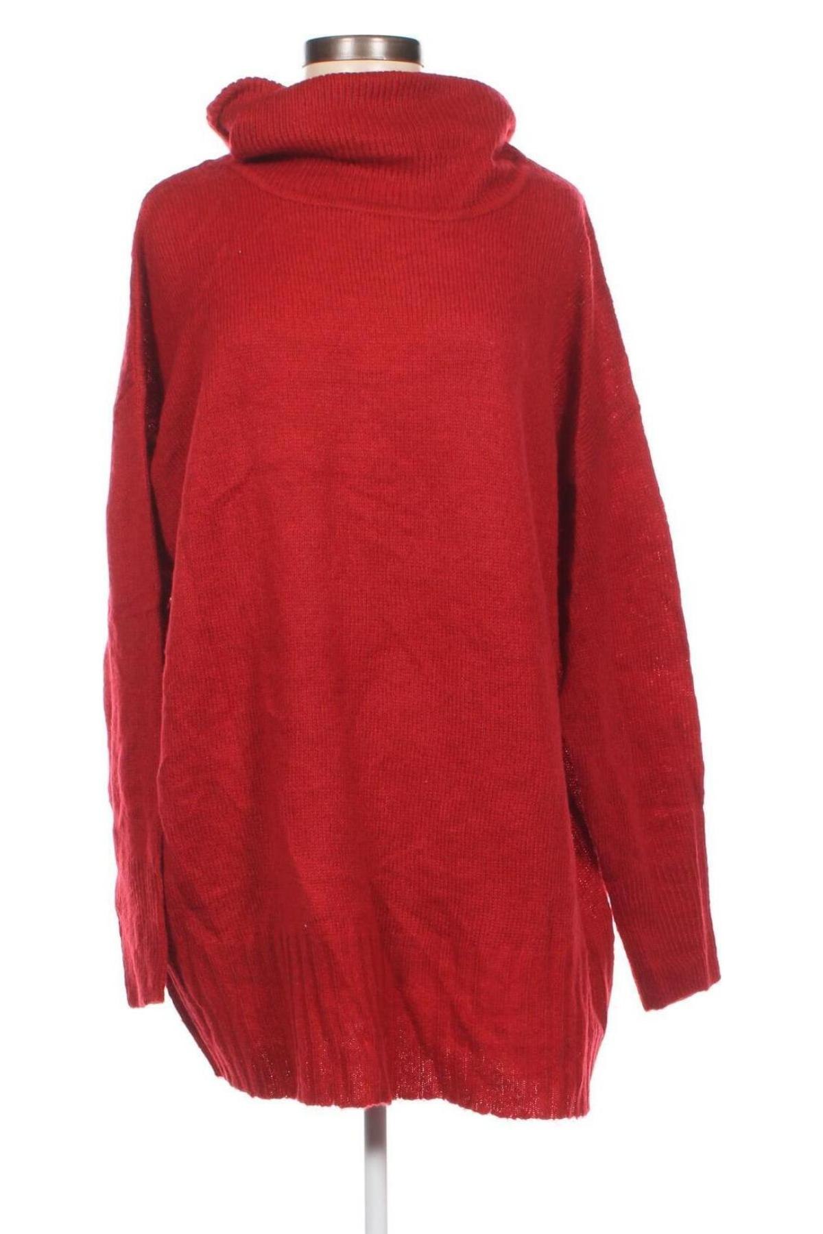 Γυναικείο πουλόβερ Terranova, Μέγεθος L, Χρώμα Κόκκινο, Τιμή 5,56 €