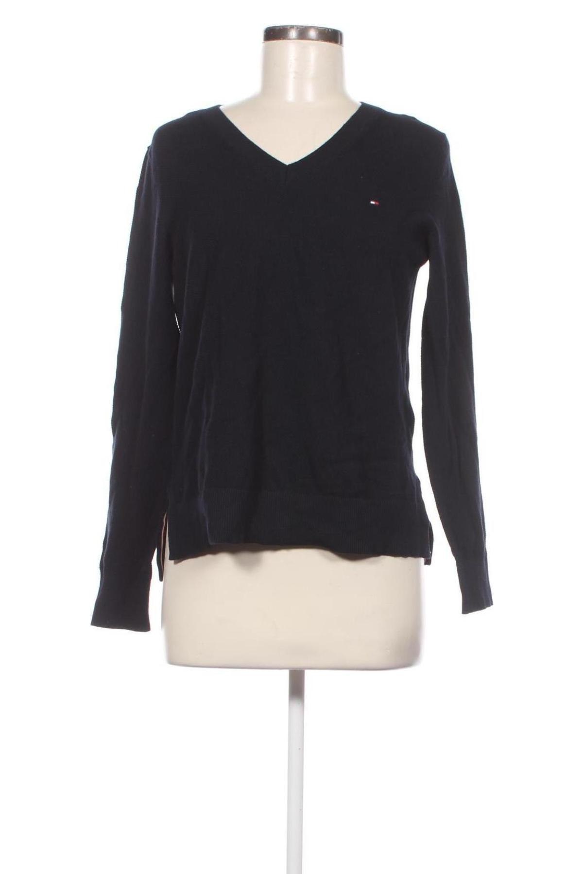 Дамски пуловер Tommy Hilfiger, Размер M, Цвят Син, Цена 51,57 лв.