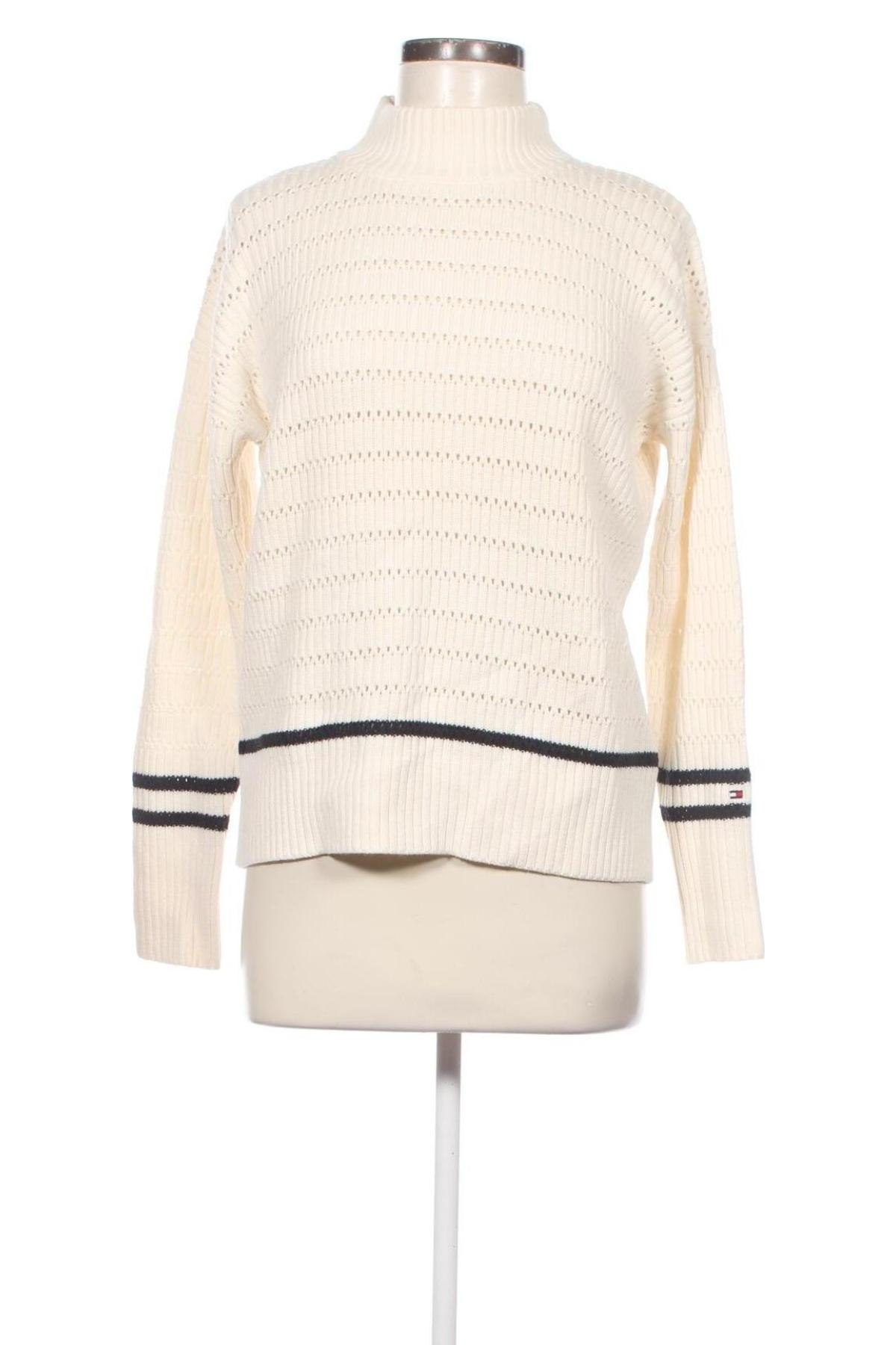 Γυναικείο πουλόβερ Tommy Hilfiger, Μέγεθος XS, Χρώμα Εκρού, Τιμή 56,71 €