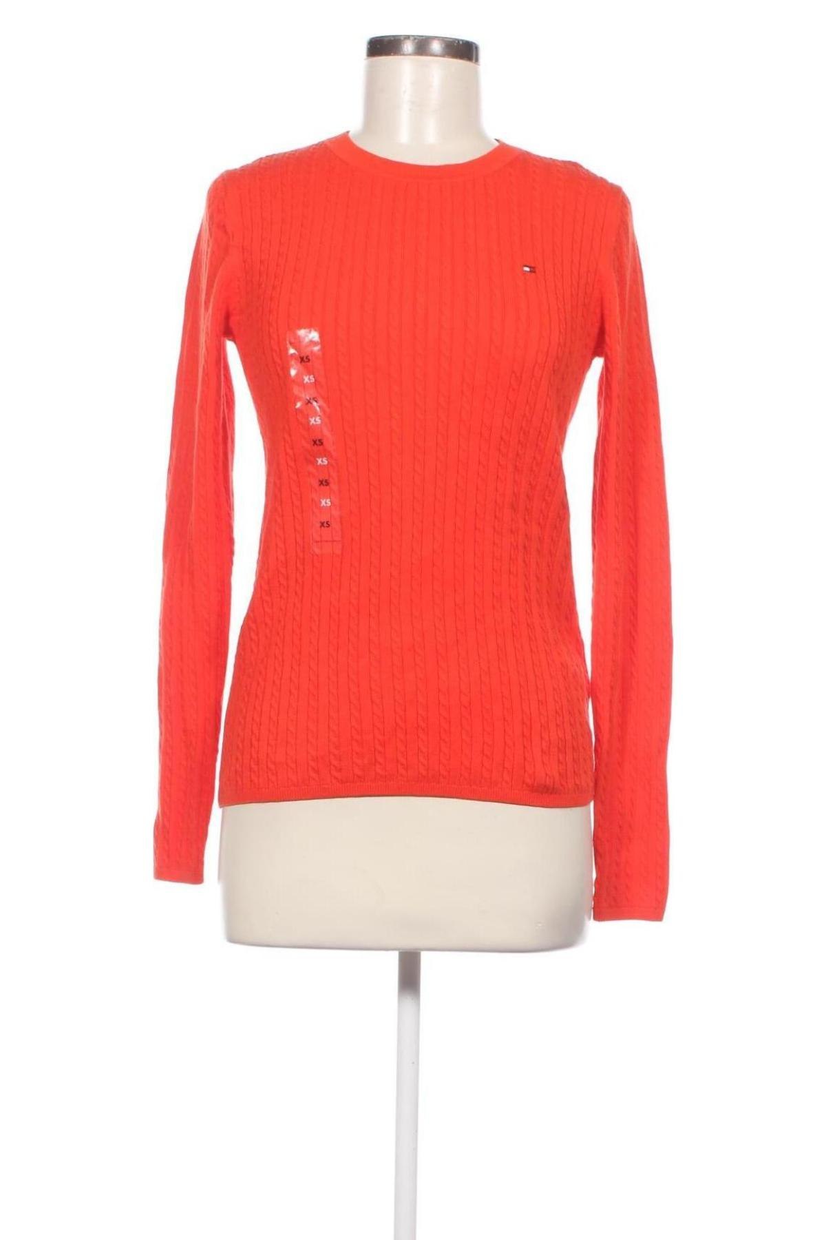 Damenpullover Tommy Hilfiger, Größe XS, Farbe Orange, Preis € 132,91