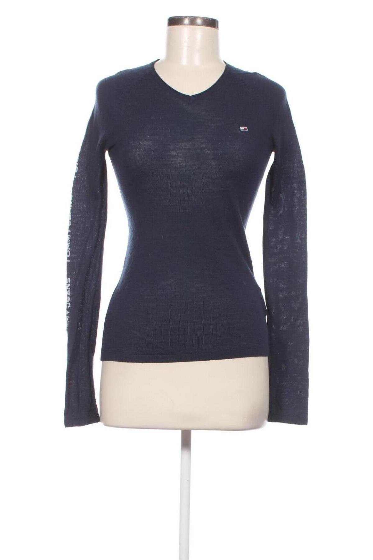Γυναικείο πουλόβερ Tommy Jeans, Μέγεθος M, Χρώμα Μπλέ, Τιμή 36,62 €
