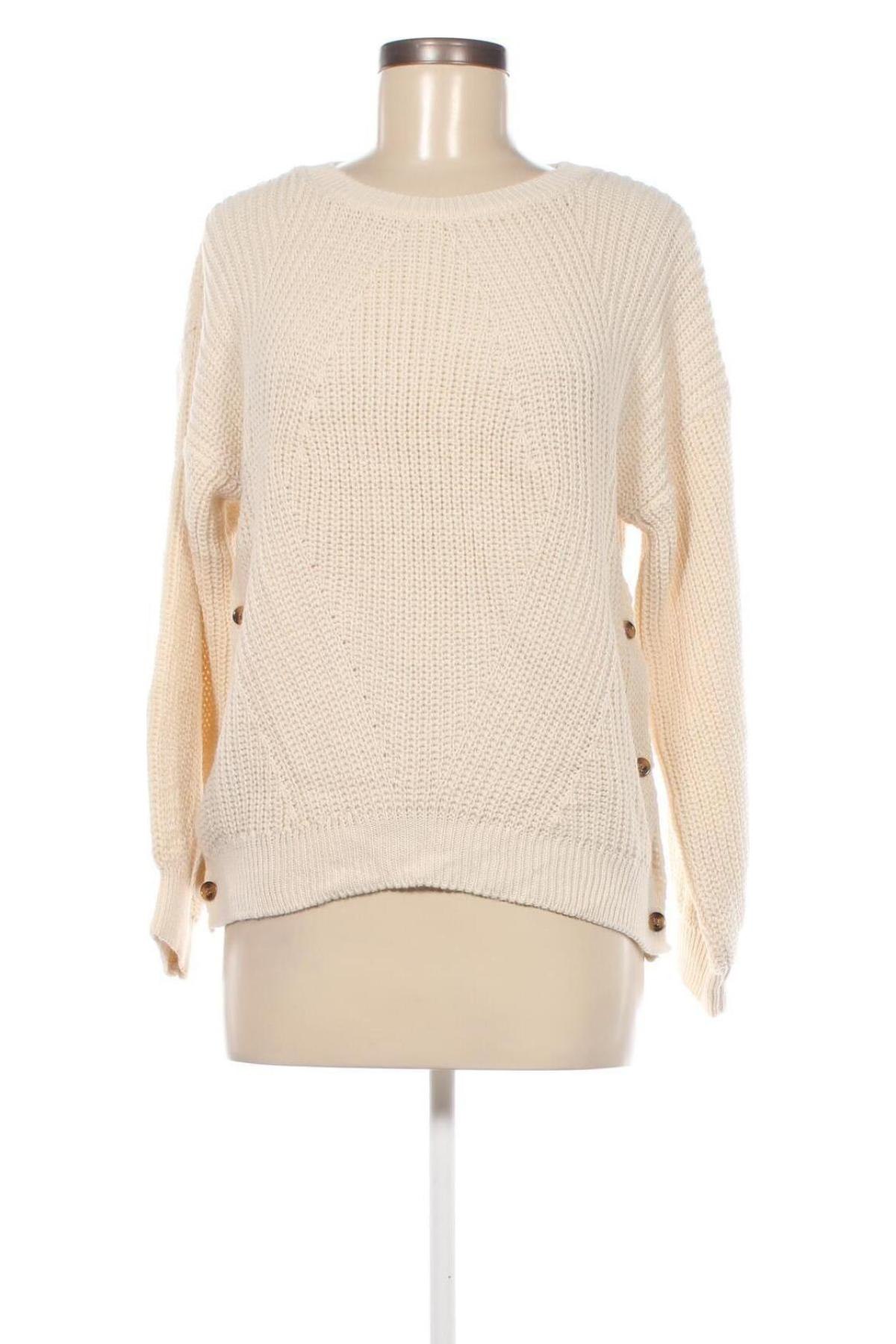 Γυναικείο πουλόβερ Trendyol, Μέγεθος L, Χρώμα Εκρού, Τιμή 4,49 €