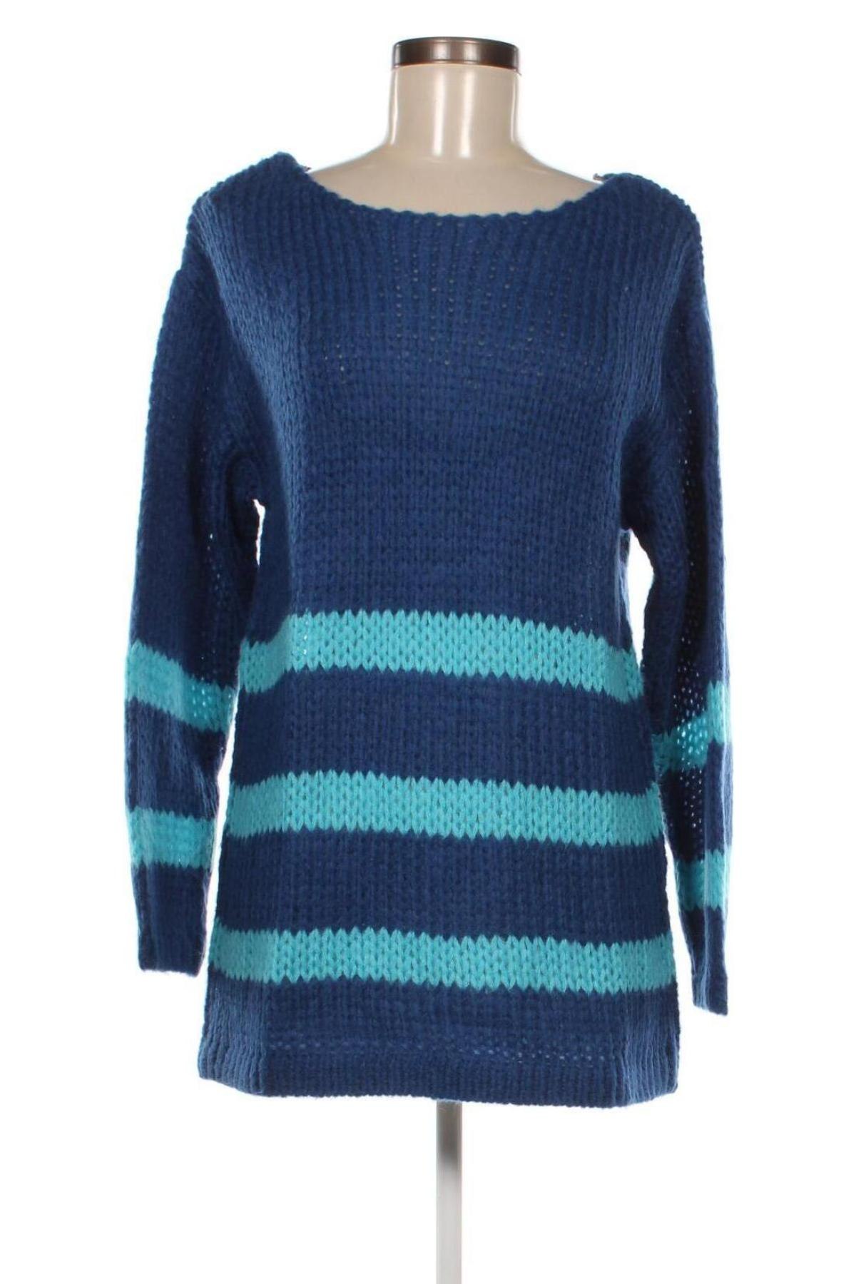 Дамски пуловер Vivance, Размер S, Цвят Син, Цена 13,34 лв.