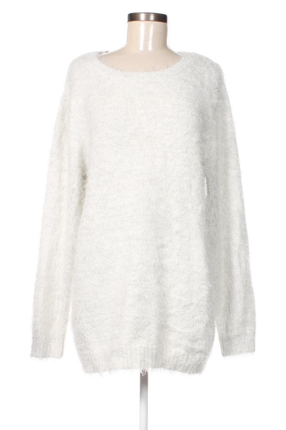Дамски пуловер Yessica, Размер XL, Цвят Бял, Цена 8,70 лв.