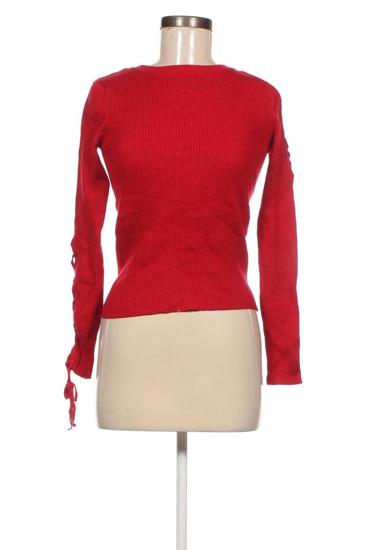 Dámsky pulóver Zara Knitwear, Veľkosť M, Farba Červená, Cena  3,63 €
