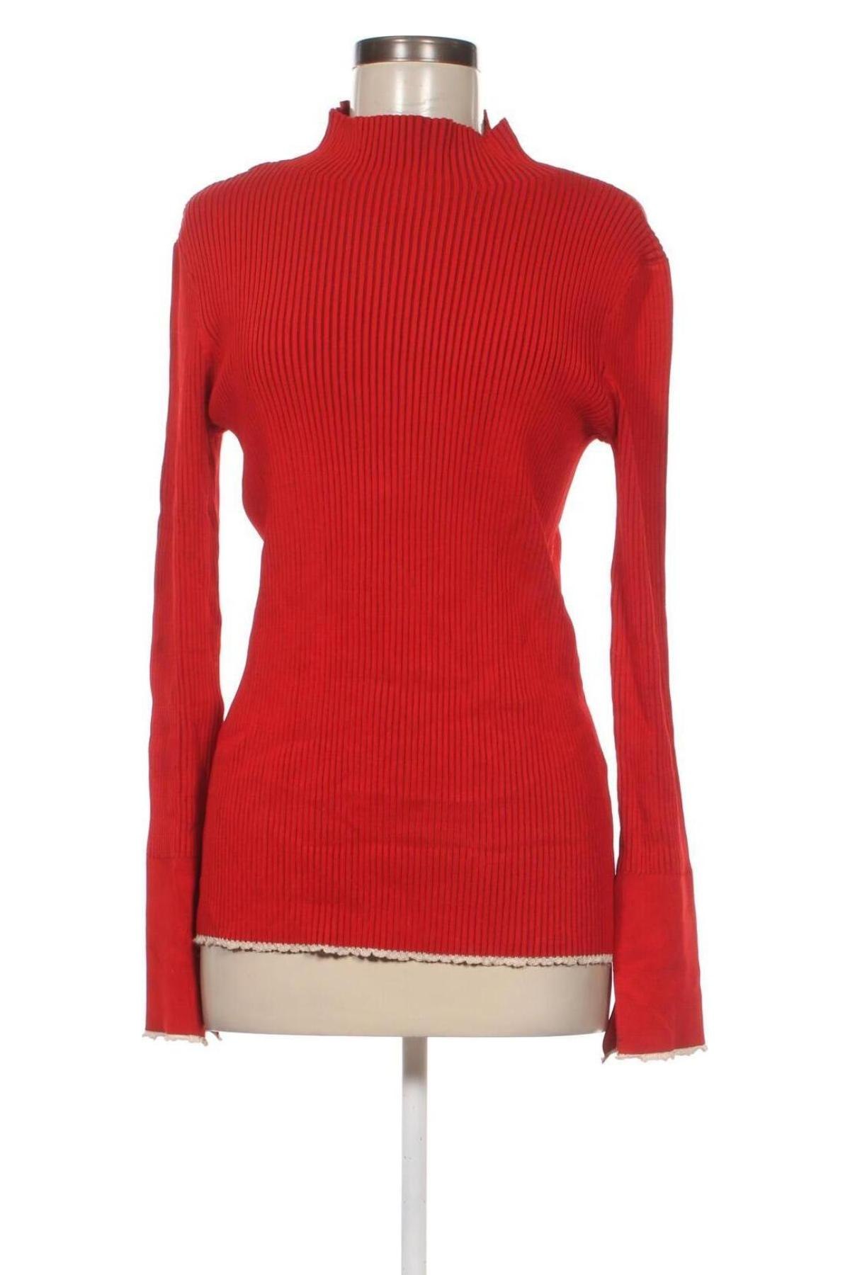 Dámský svetr Zara Knitwear, Velikost M, Barva Červená, Cena  121,00 Kč