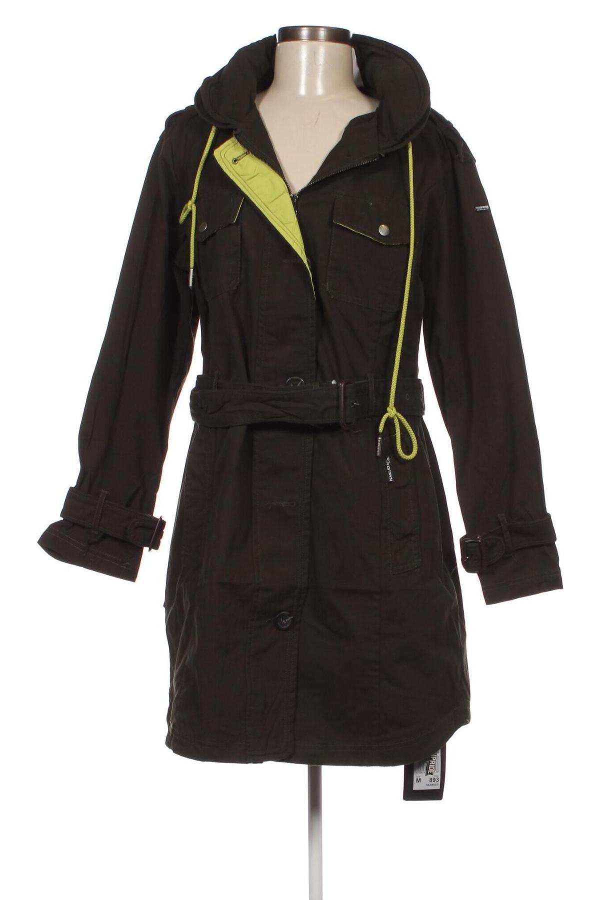 Dámsky prechodný kabát  Khujo, Veľkosť L, Farba Zelená, Cena  27,37 €
