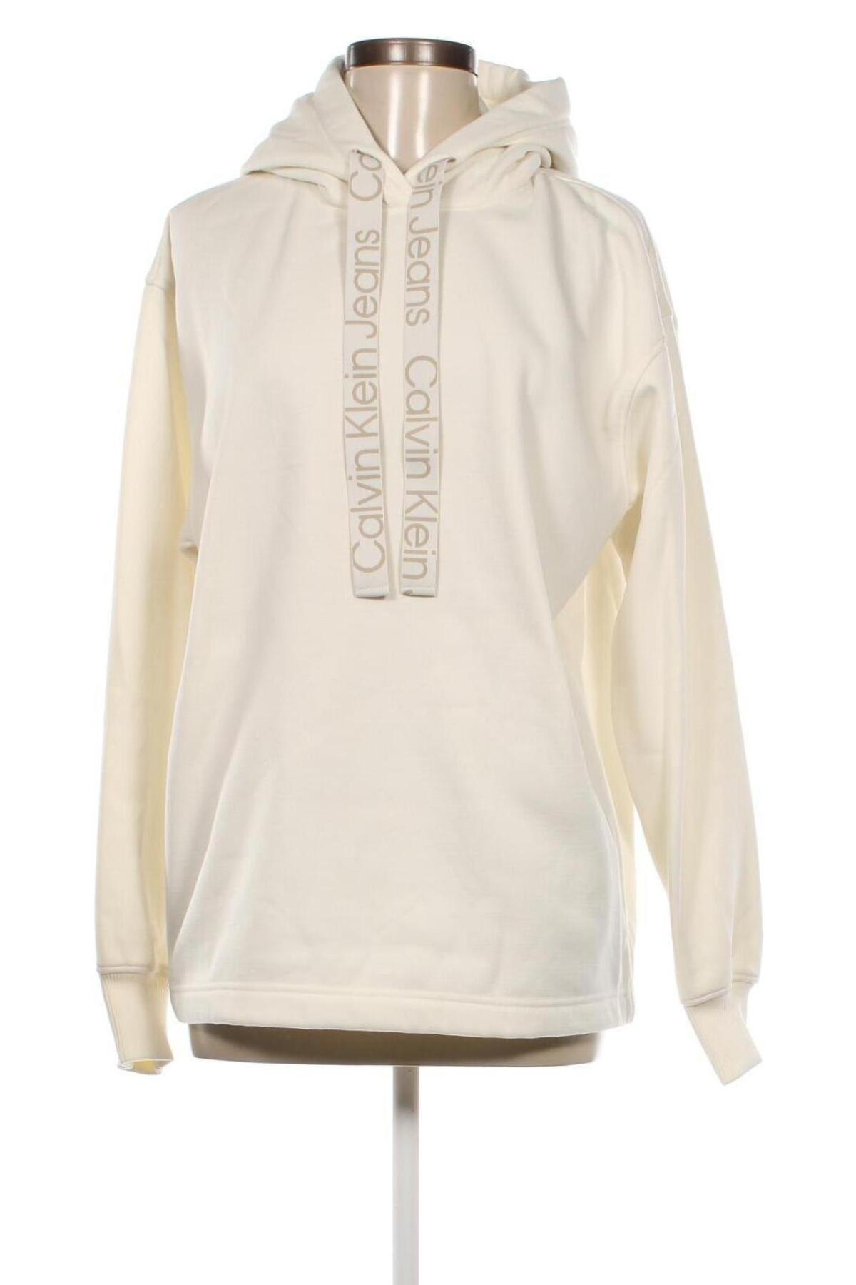 Damen Sweatshirt Calvin Klein, Größe M, Farbe Ecru, Preis € 84,54