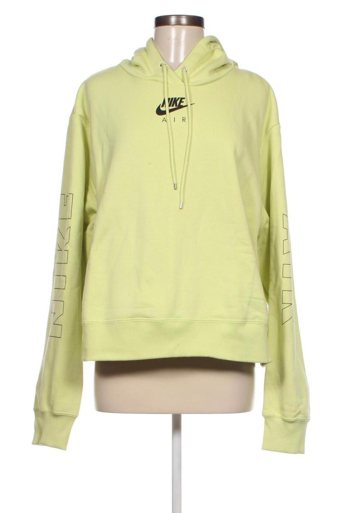 Дамски суичър Nike, Размер XXL, Цвят Зелен, Цена 42,90 лв.