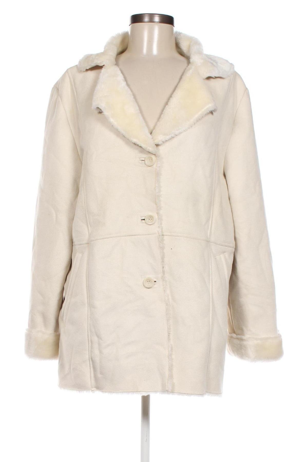 Γυναικείο παλτό, Μέγεθος L, Χρώμα Λευκό, Τιμή 23,17 €