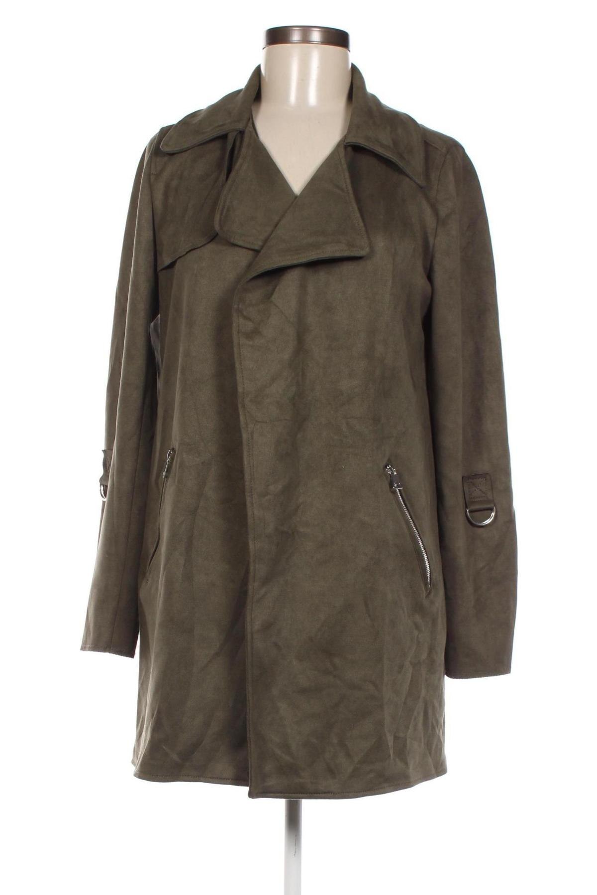 Dámský kabát , Velikost S, Barva Zelená, Cena  194,00 Kč