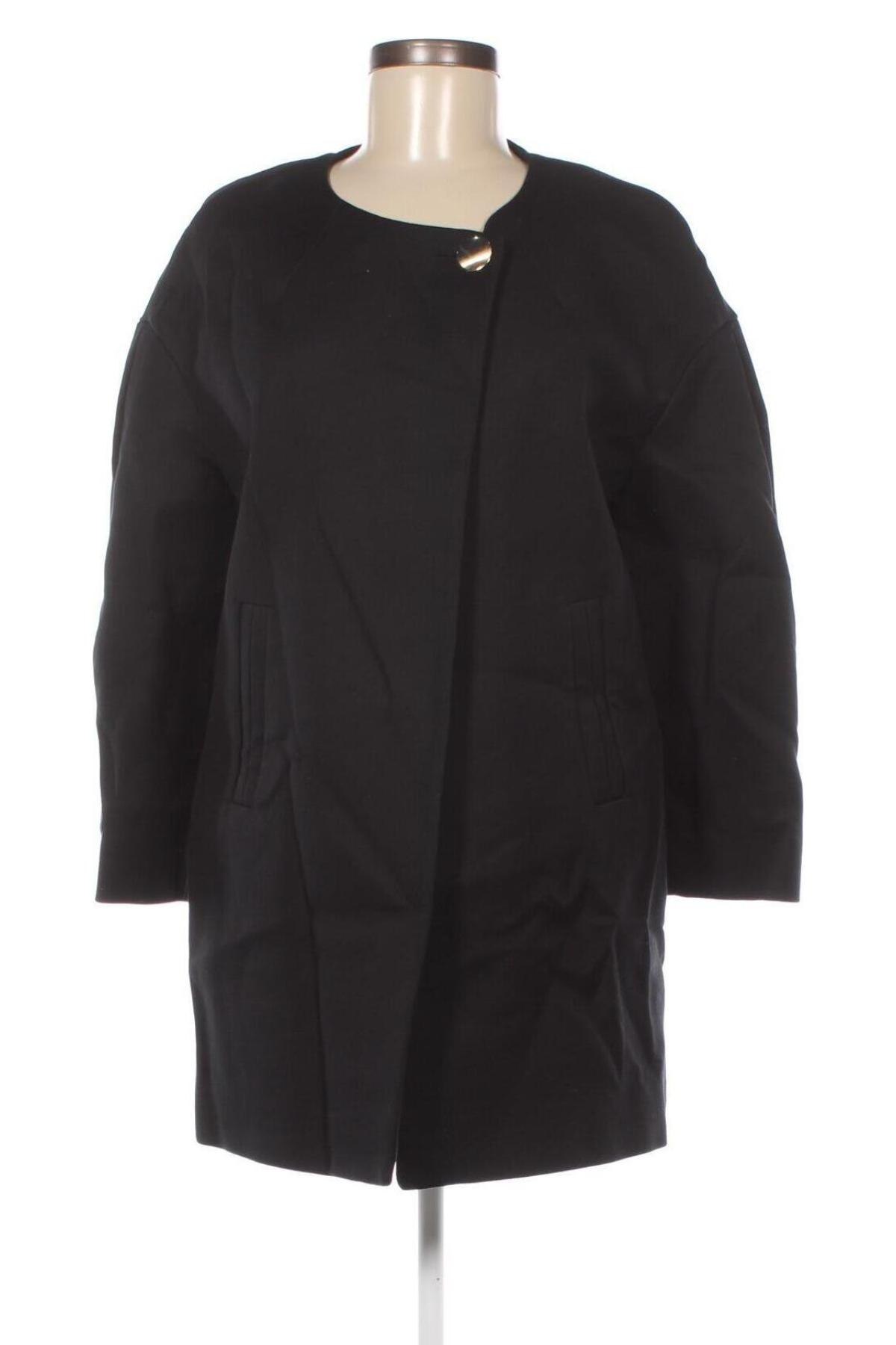 Γυναικείο παλτό Caroll, Μέγεθος M, Χρώμα Μαύρο, Τιμή 37,04 €