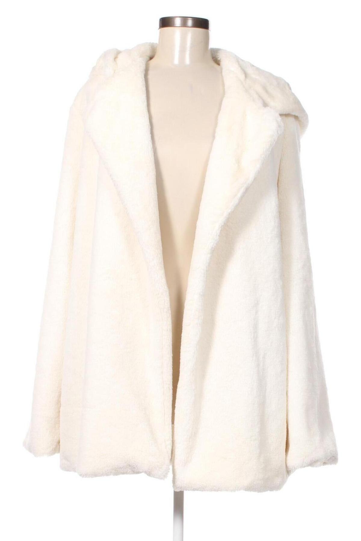Дамско палто Forever 21, Размер XXL, Цвят Екрю, Цена 39,00 лв.
