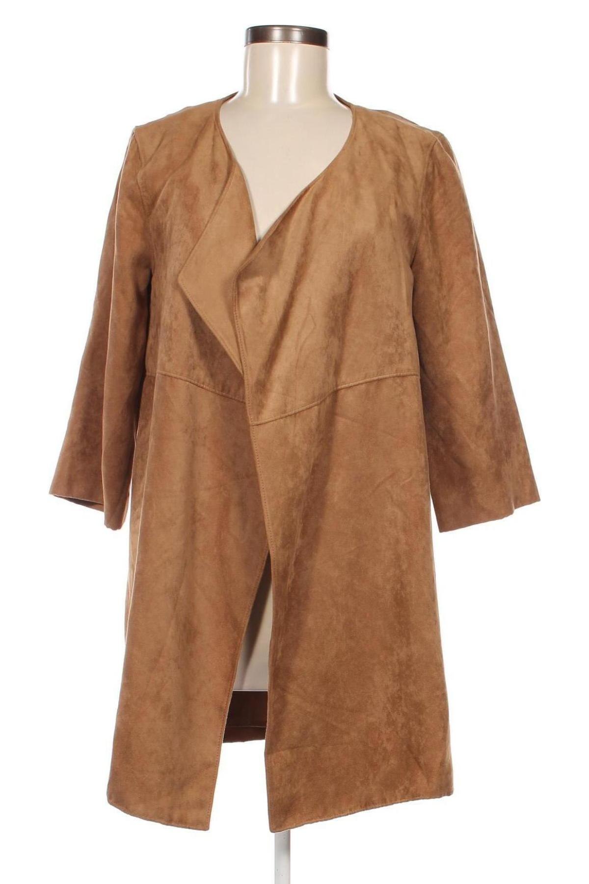 Palton de femei H&M, Mărime S, Culoare Maro, Preț 44,21 Lei