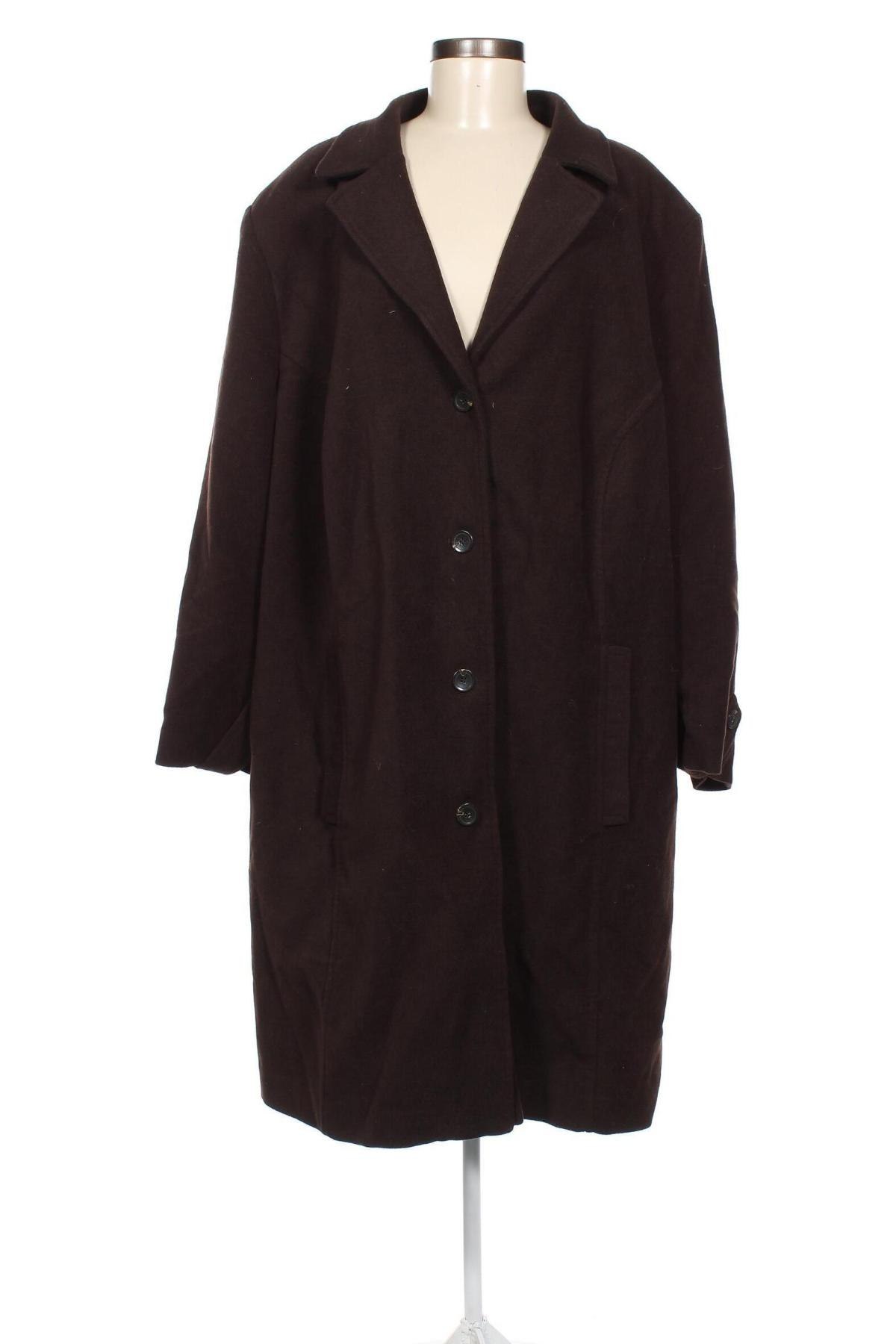 Γυναικείο παλτό M. Collection, Μέγεθος XXL, Χρώμα Καφέ, Τιμή 19,86 €