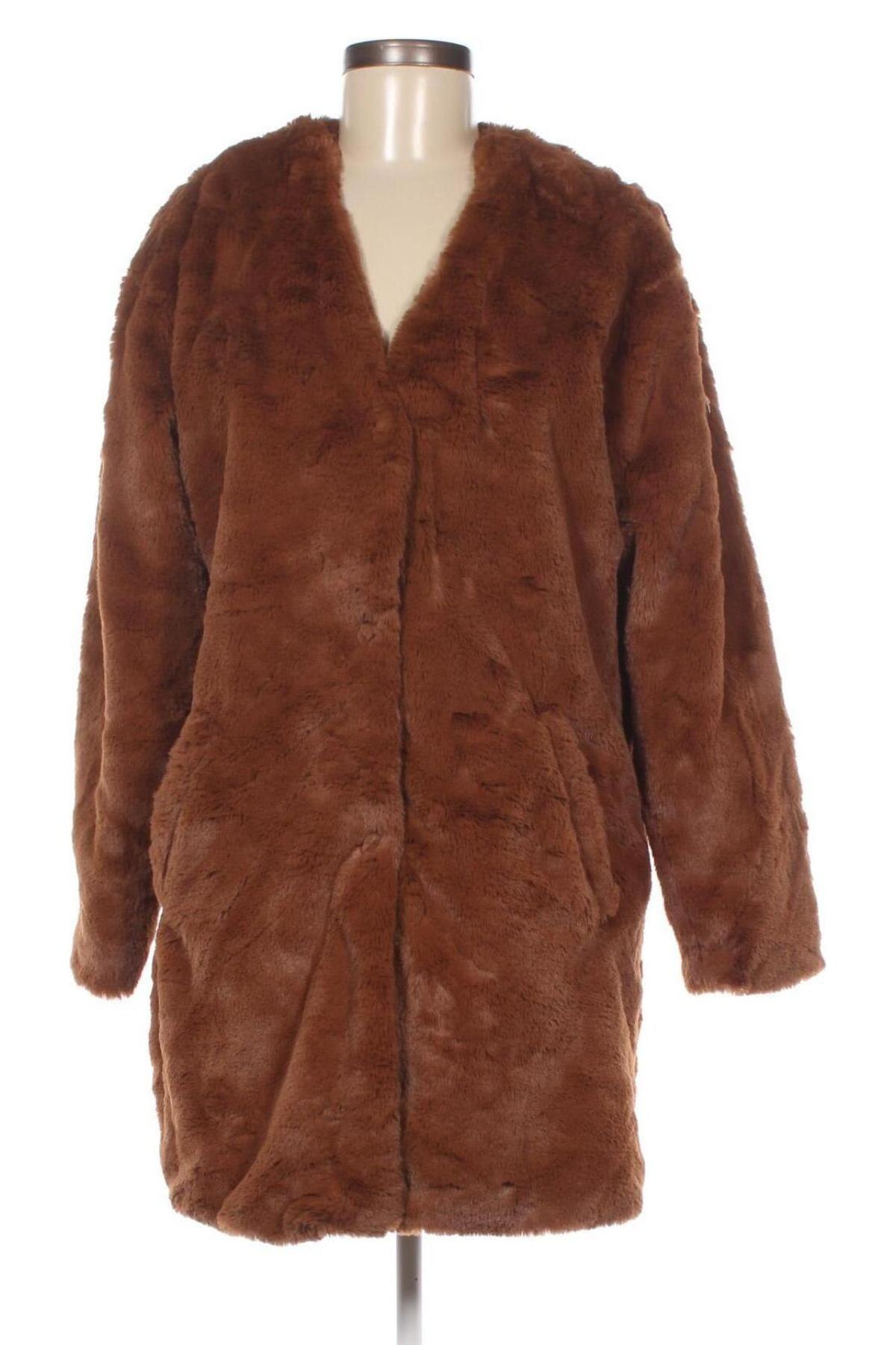 Γυναικείο παλτό Pull&Bear, Μέγεθος M, Χρώμα Καφέ, Τιμή 26,60 €