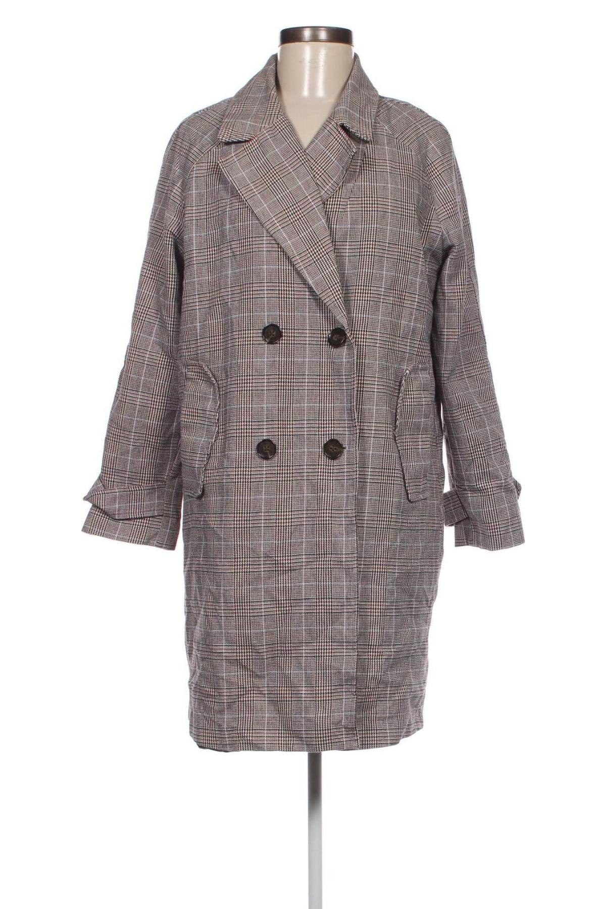 Дамско палто Pull&Bear, Размер M, Цвят Многоцветен, Цена 11,52 лв.