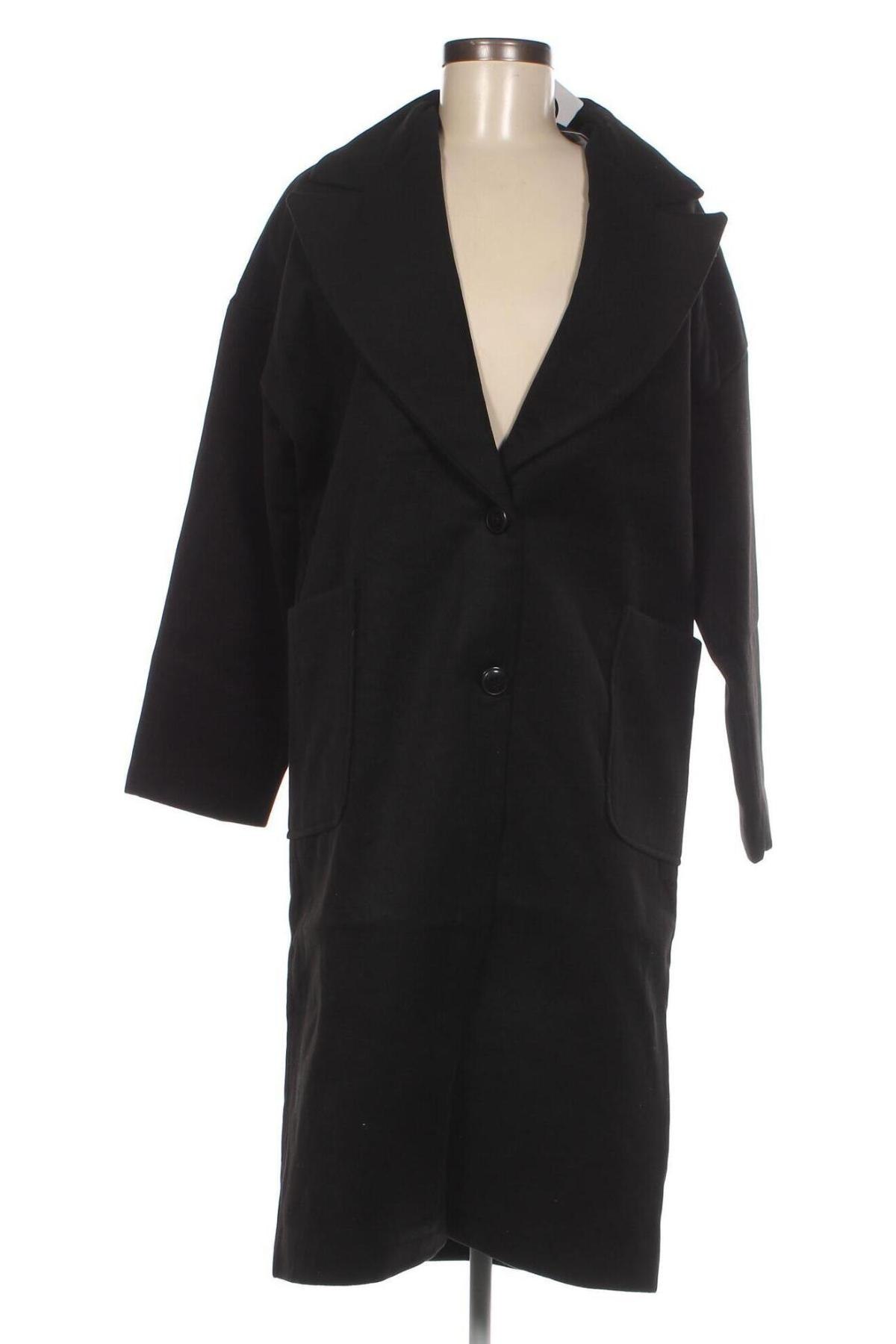 Palton de femei Trendyol, Mărime S, Culoare Negru, Preț 165,00 Lei