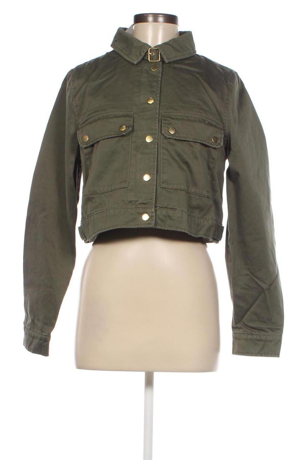 Γυναικείο μπουφάν Jennyfer, Μέγεθος L, Χρώμα Πράσινο, Τιμή 13,89 €