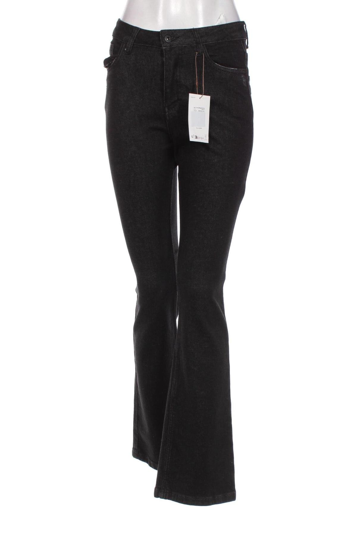 Blugi de femei Pulz Jeans, Mărime S, Culoare Negru, Preț 77,27 Lei