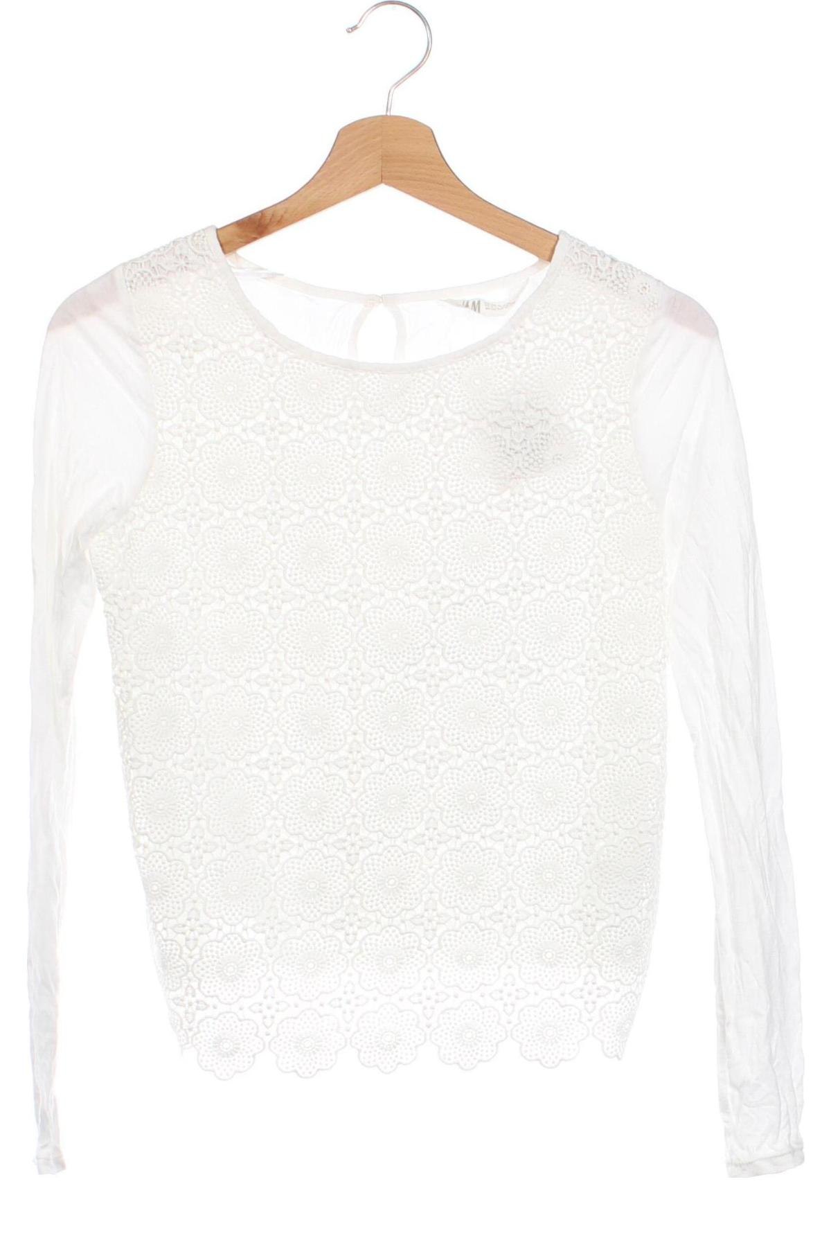 Παιδική μπλούζα H&M, Μέγεθος 12-13y/ 158-164 εκ., Χρώμα Λευκό, Τιμή 3,56 €