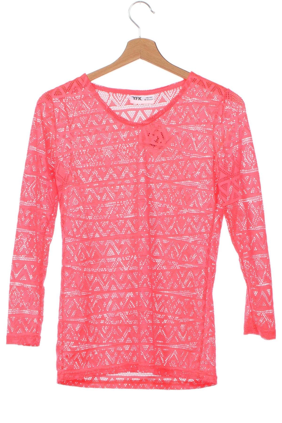 Kinder Shirt Y.F.K., Größe 10-11y/ 146-152 cm, Farbe Rosa, Preis € 2,17