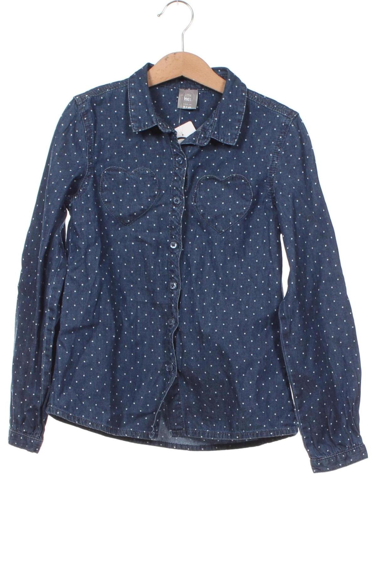 Παιδικό πουκάμισο, Μέγεθος 8-9y/ 134-140 εκ., Χρώμα Μπλέ, Τιμή 10,83 €