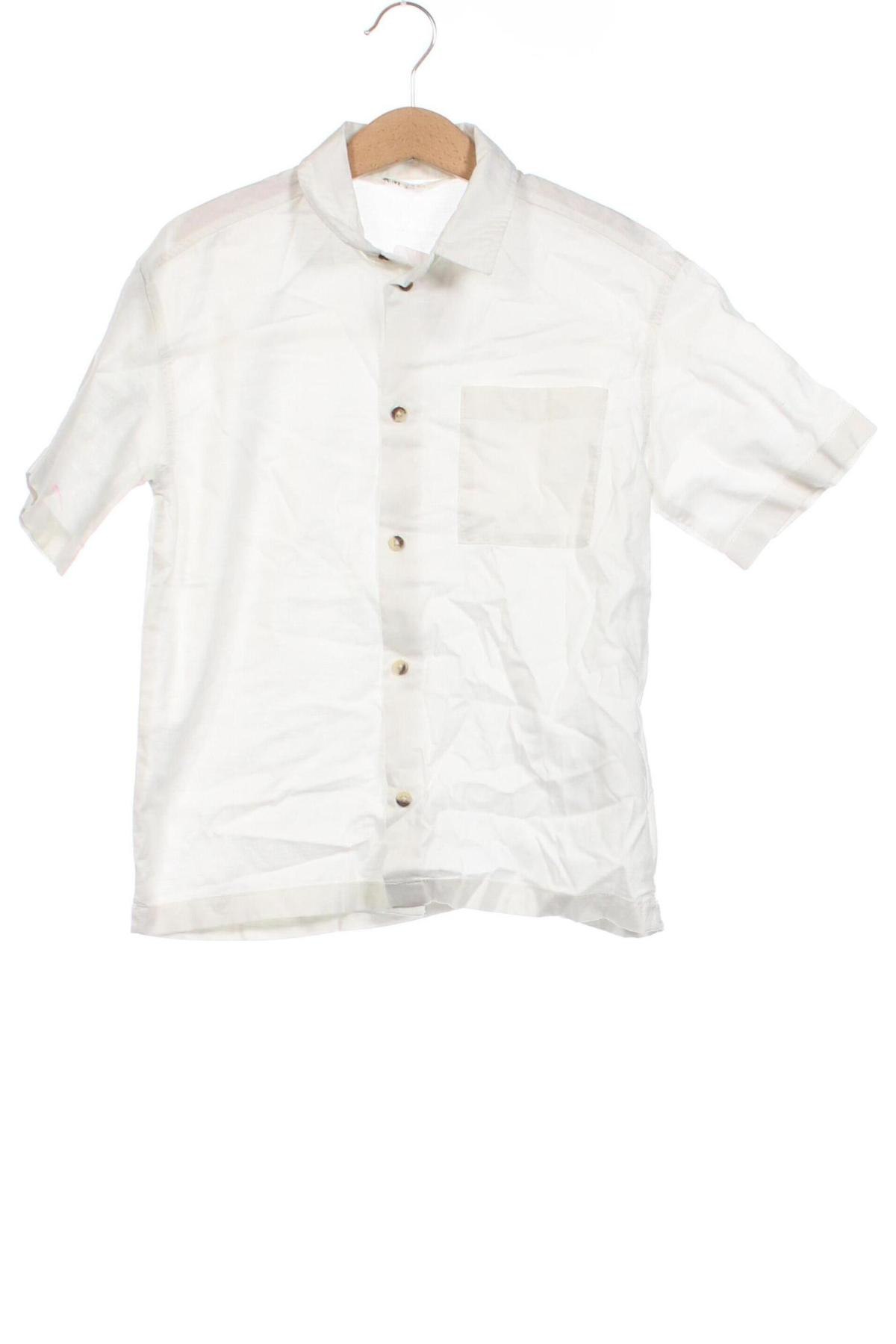 Dziecięca koszula H&M, Rozmiar 7-8y/ 128-134 cm, Kolor Biały, Cena 82,76 zł