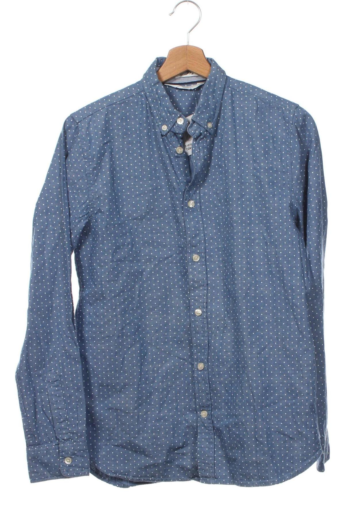 Dětská košile  H&M, Velikost 14-15y/ 168-170 cm, Barva Modrá, Cena  317,00 Kč