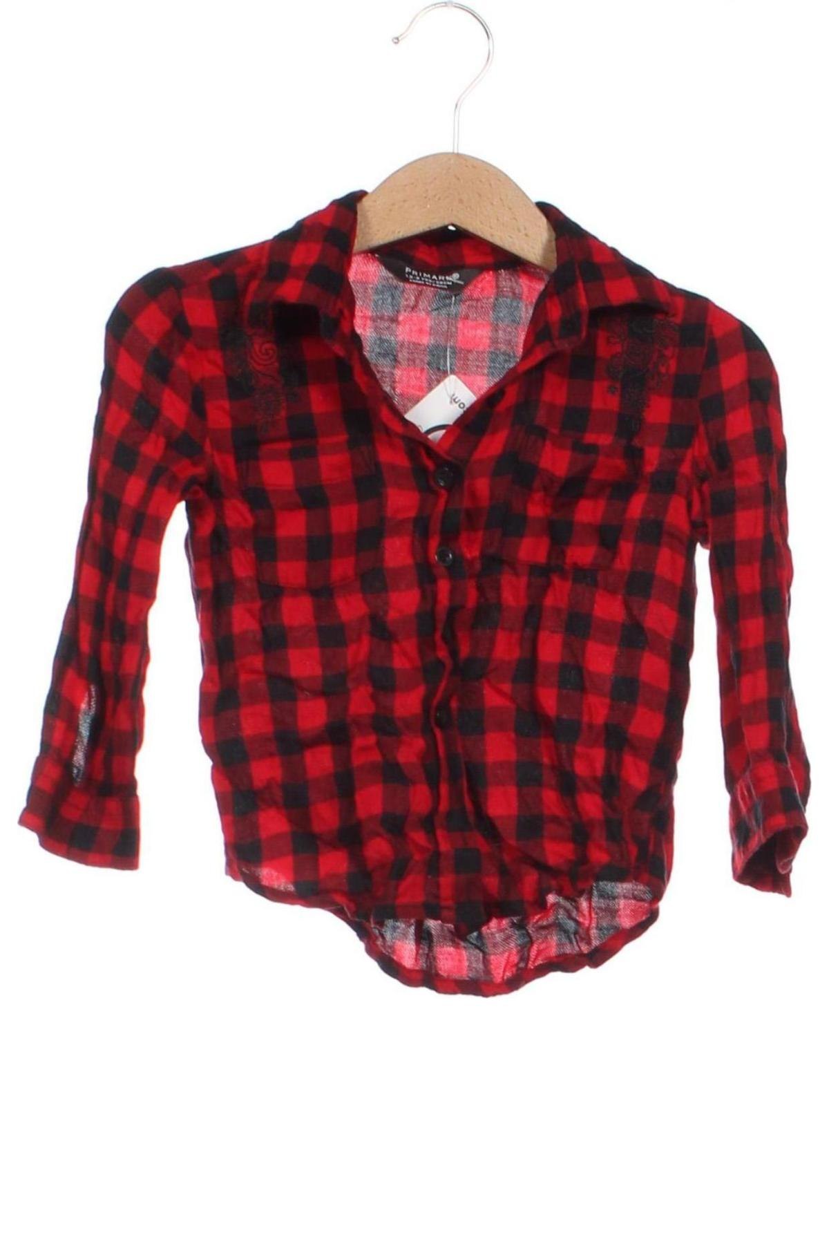 Детска риза Primark, Размер 11-12y/ 152-158 см, Цвят Червен, Цена 3,11 лв.