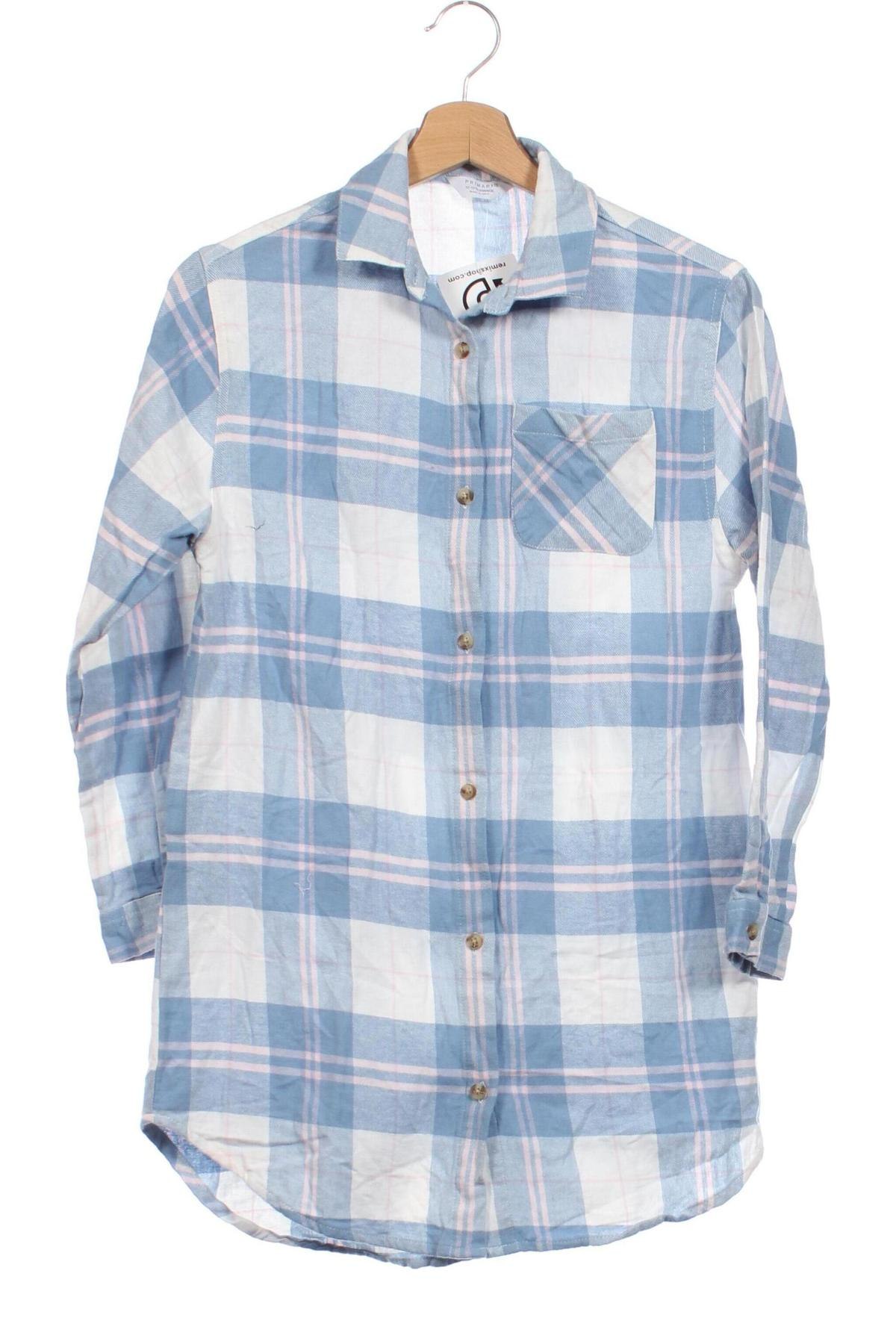 Детска риза Primark, Размер 12-13y/ 158-164 см, Цвят Син, Цена 23,00 лв.