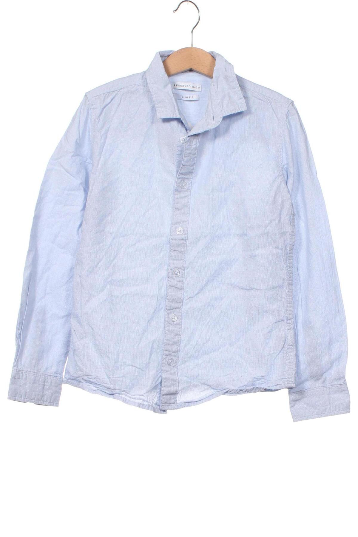 Detská košeľa  Reserved, Veľkosť 8-9y/ 134-140 cm, Farba Modrá, Cena  3,99 €