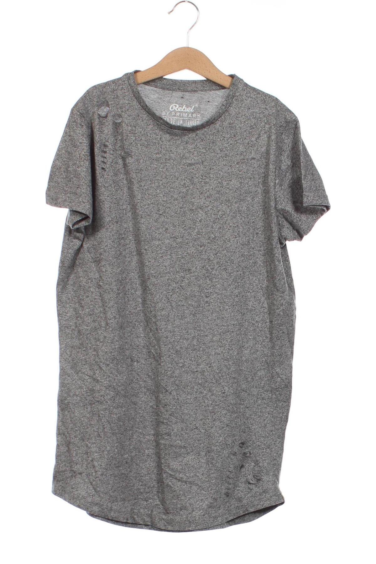 Παιδικό μπλουζάκι Rebel, Μέγεθος 12-13y/ 158-164 εκ., Χρώμα Γκρί, Τιμή 8,24 €