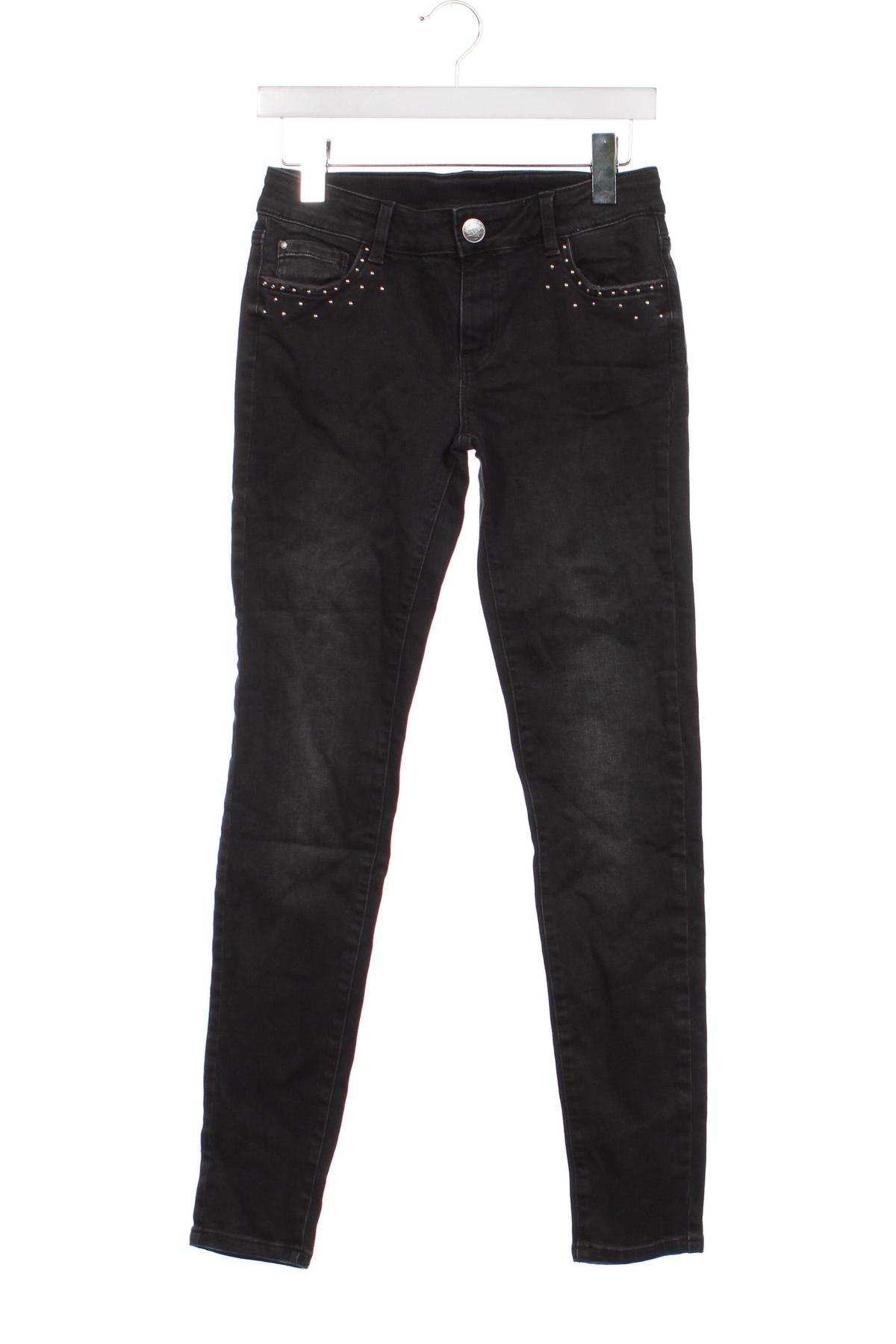Dziecięce jeansy C&A, Rozmiar 15-18y/ 170-176 cm, Kolor Szary, Cena 20,05 zł