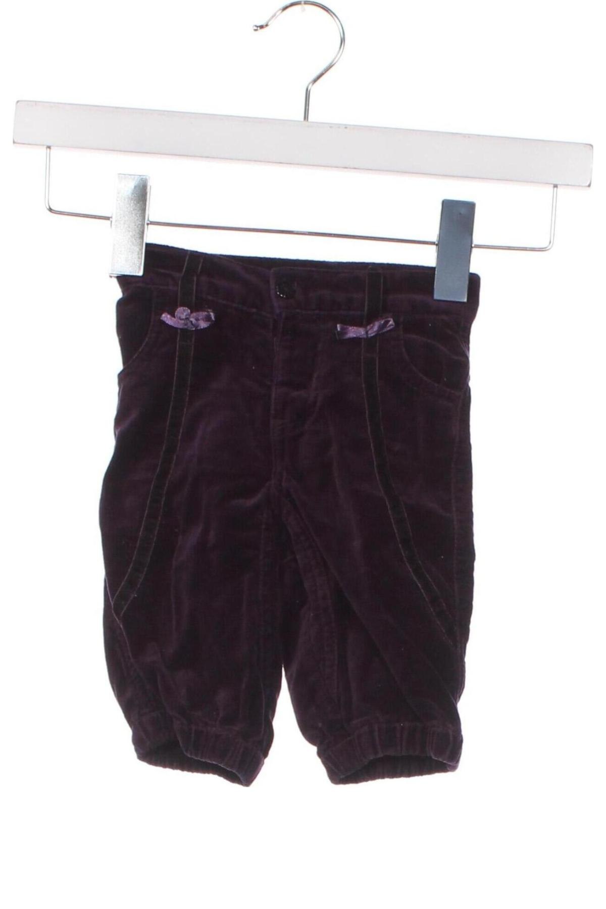 Pantaloni pentru copii Reserved, Mărime 2-3m/ 56-62 cm, Culoare Mov, Preț 12,65 Lei