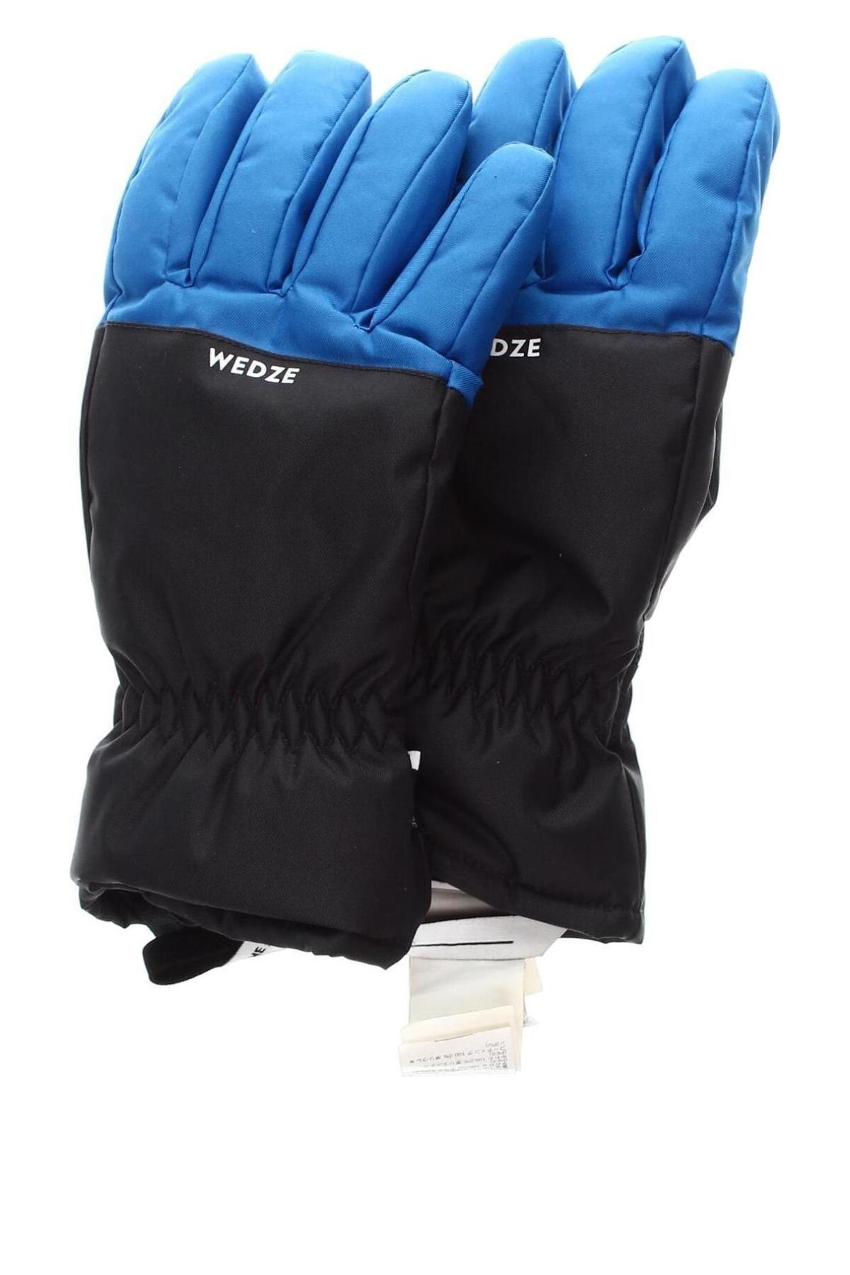 Детски ръкавици за зимни спортове Wedze, Цвят Черен, Цена 24,30 лв.