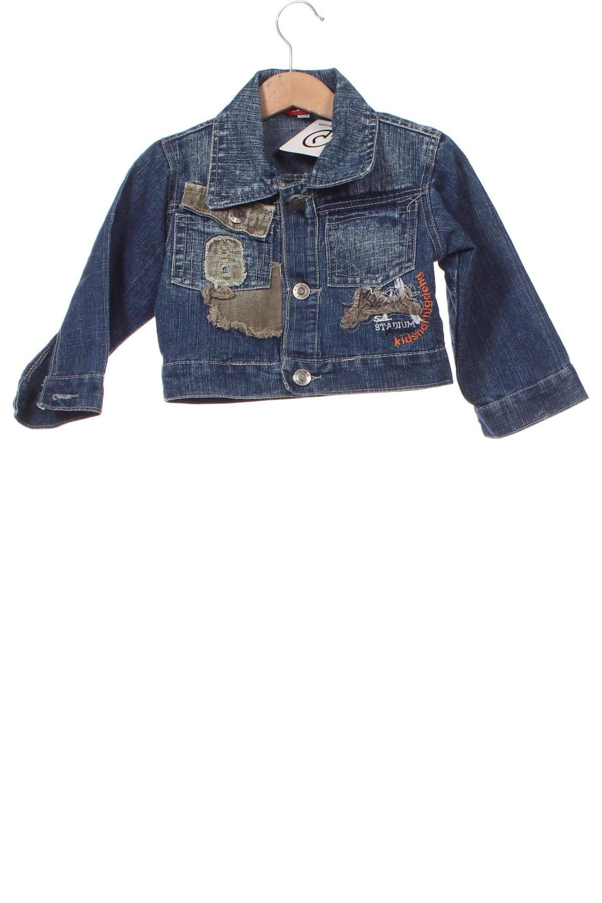Detská džínsová bunda , Veľkosť 8-9y/ 134-140 cm, Farba Modrá, Cena  1,65 €