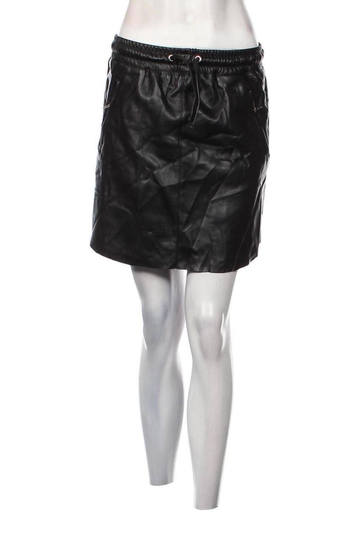 Kožená sukňa  Casual Ladies, Veľkosť M, Farba Čierna, Cena  2,63 €