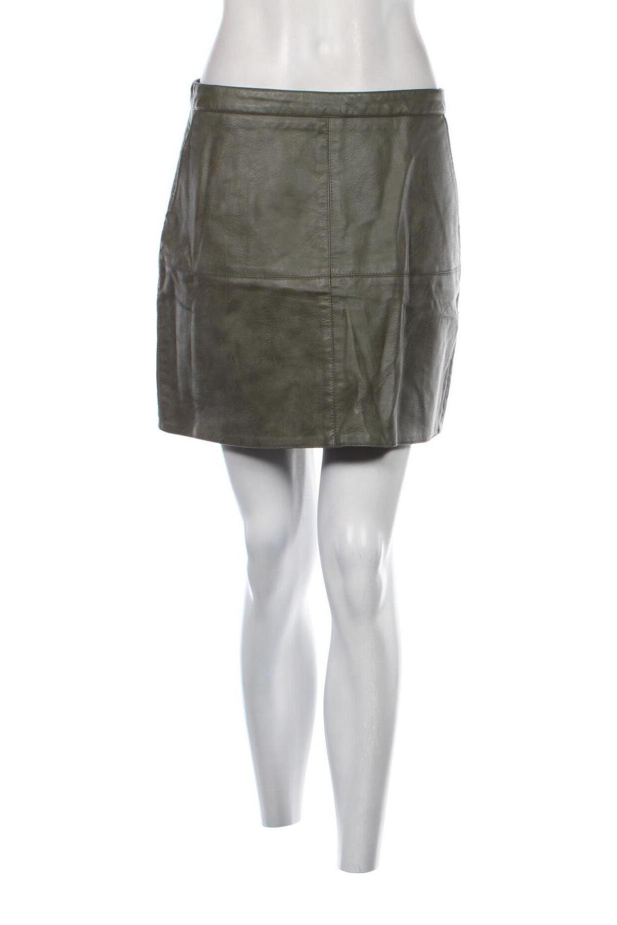 Kožená sukňa  Cotton Club, Veľkosť M, Farba Zelená, Cena  2,79 €