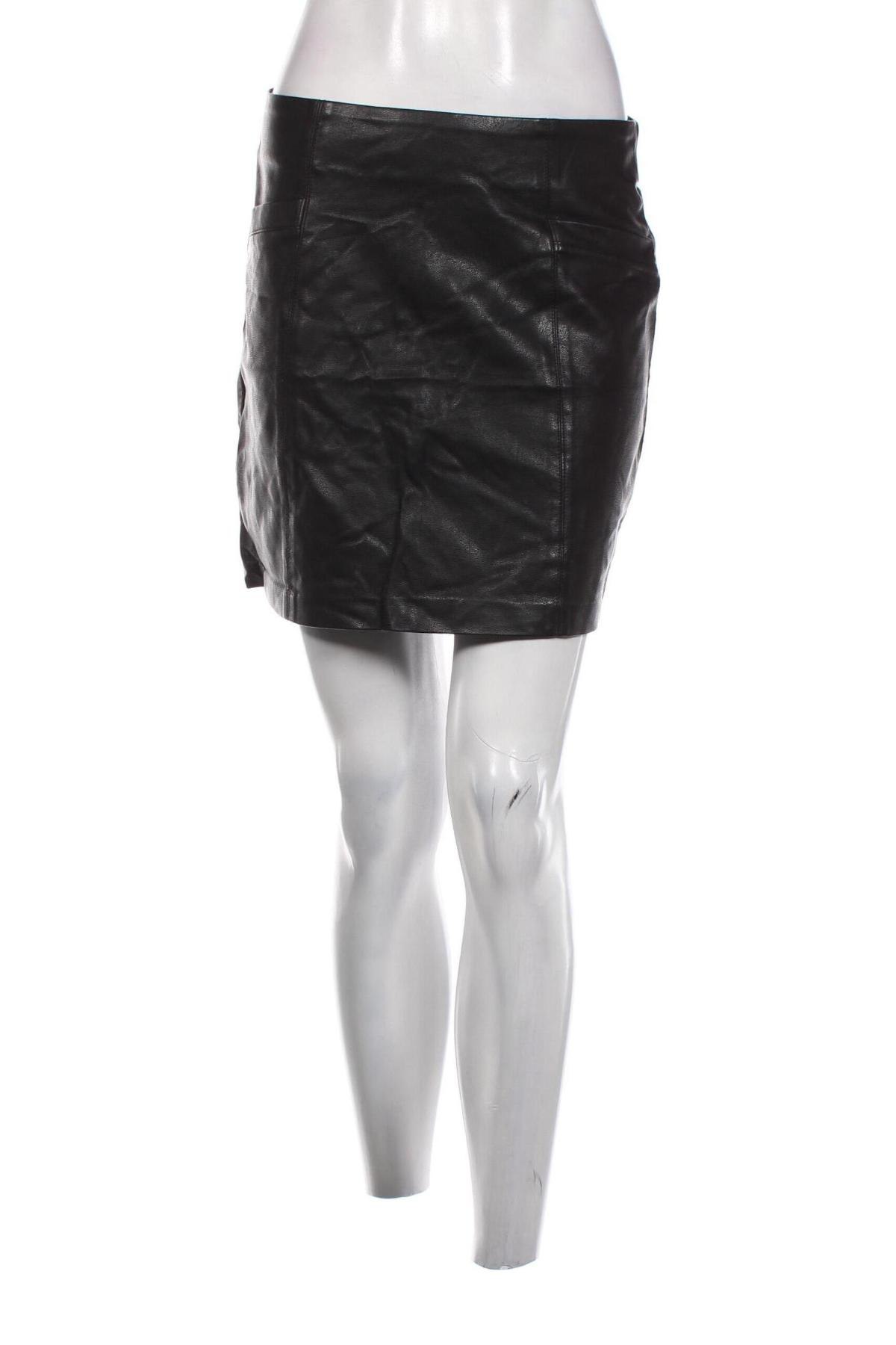 Kožená sukňa  New Look, Veľkosť M, Farba Čierna, Cena  2,79 €