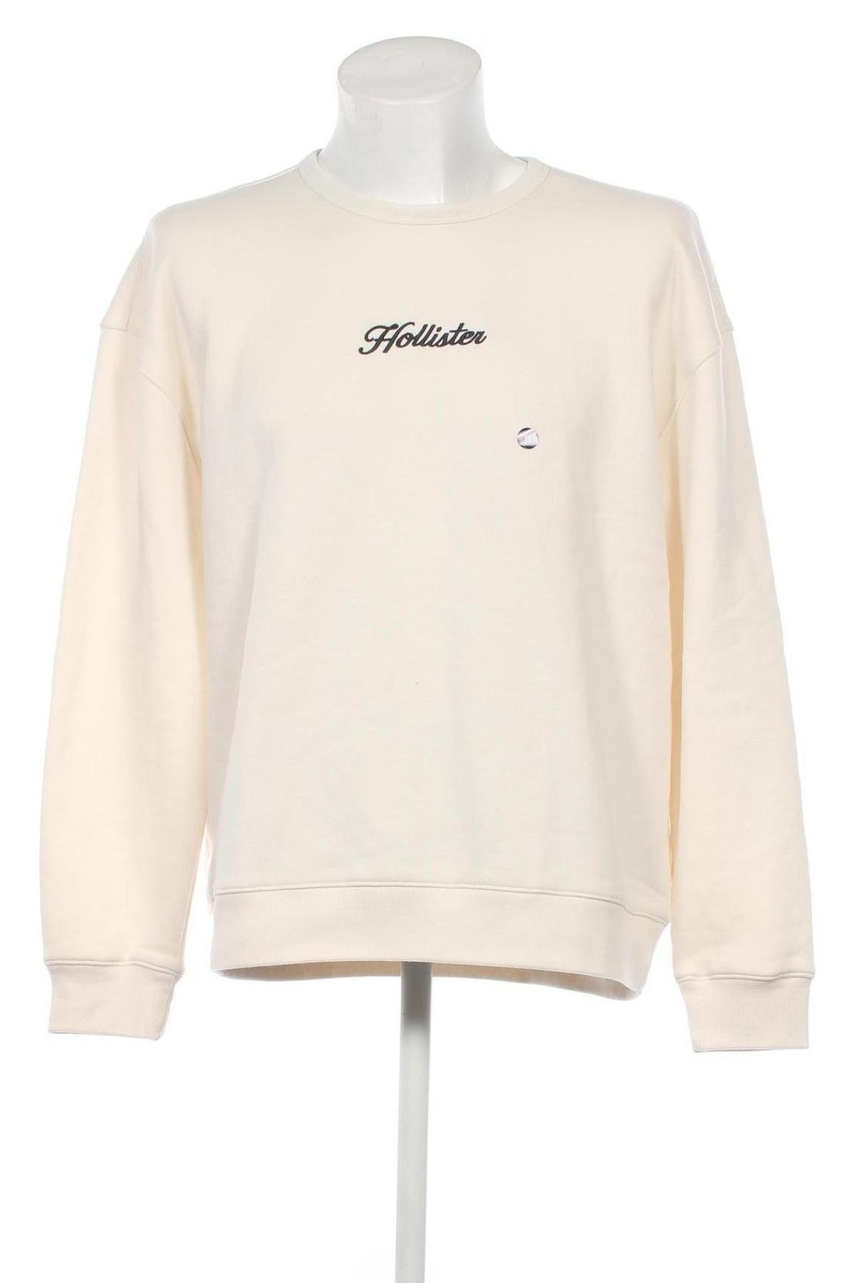 Ανδρική μπλούζα Hollister, Μέγεθος XL, Χρώμα Λευκό, Τιμή 14,95 €