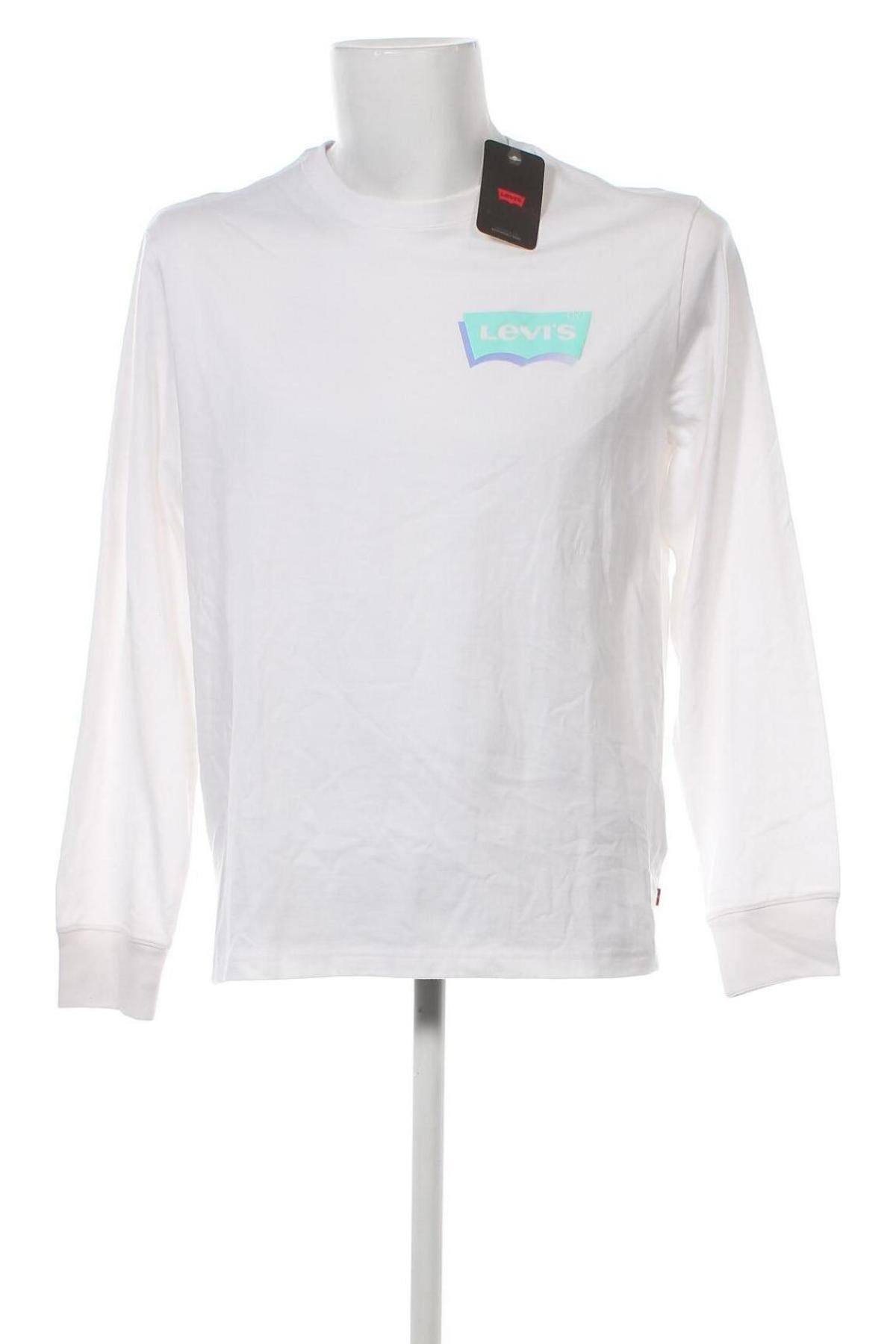 Ανδρική μπλούζα Levi's, Μέγεθος M, Χρώμα Λευκό, Τιμή 25,76 €