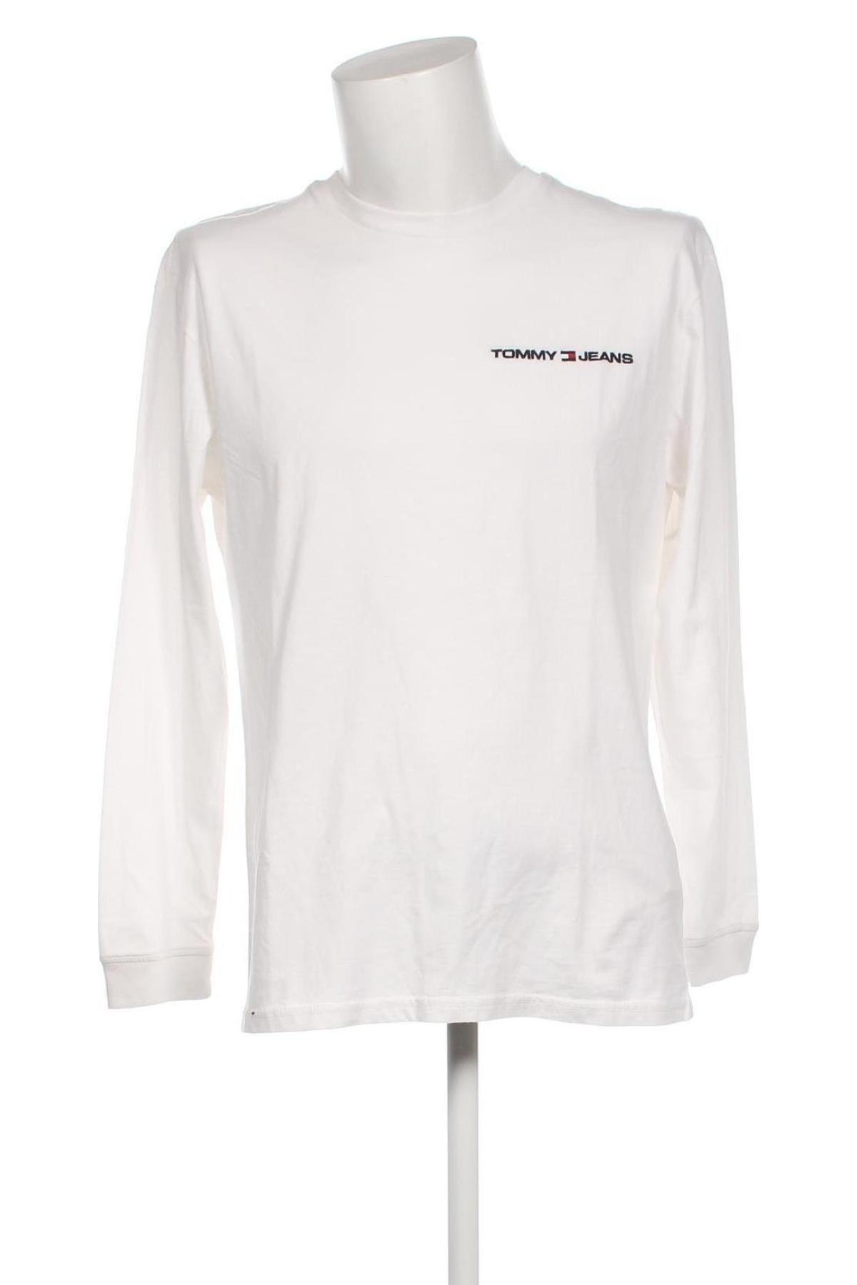 Ανδρική μπλούζα Tommy Jeans, Μέγεθος L, Χρώμα Λευκό, Τιμή 24,54 €